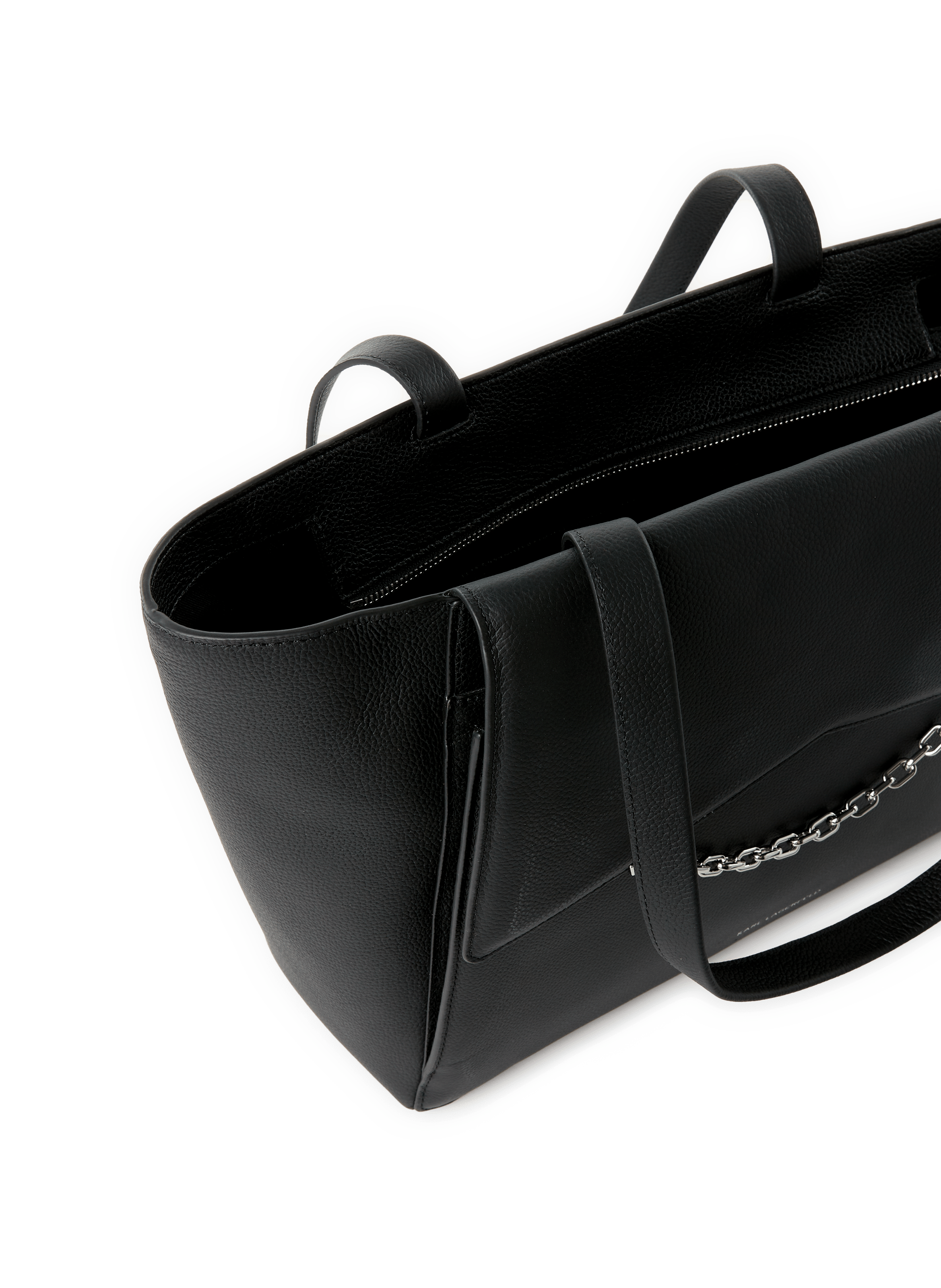 Sac cabas en cuir  KARL LAGERFELD Noir