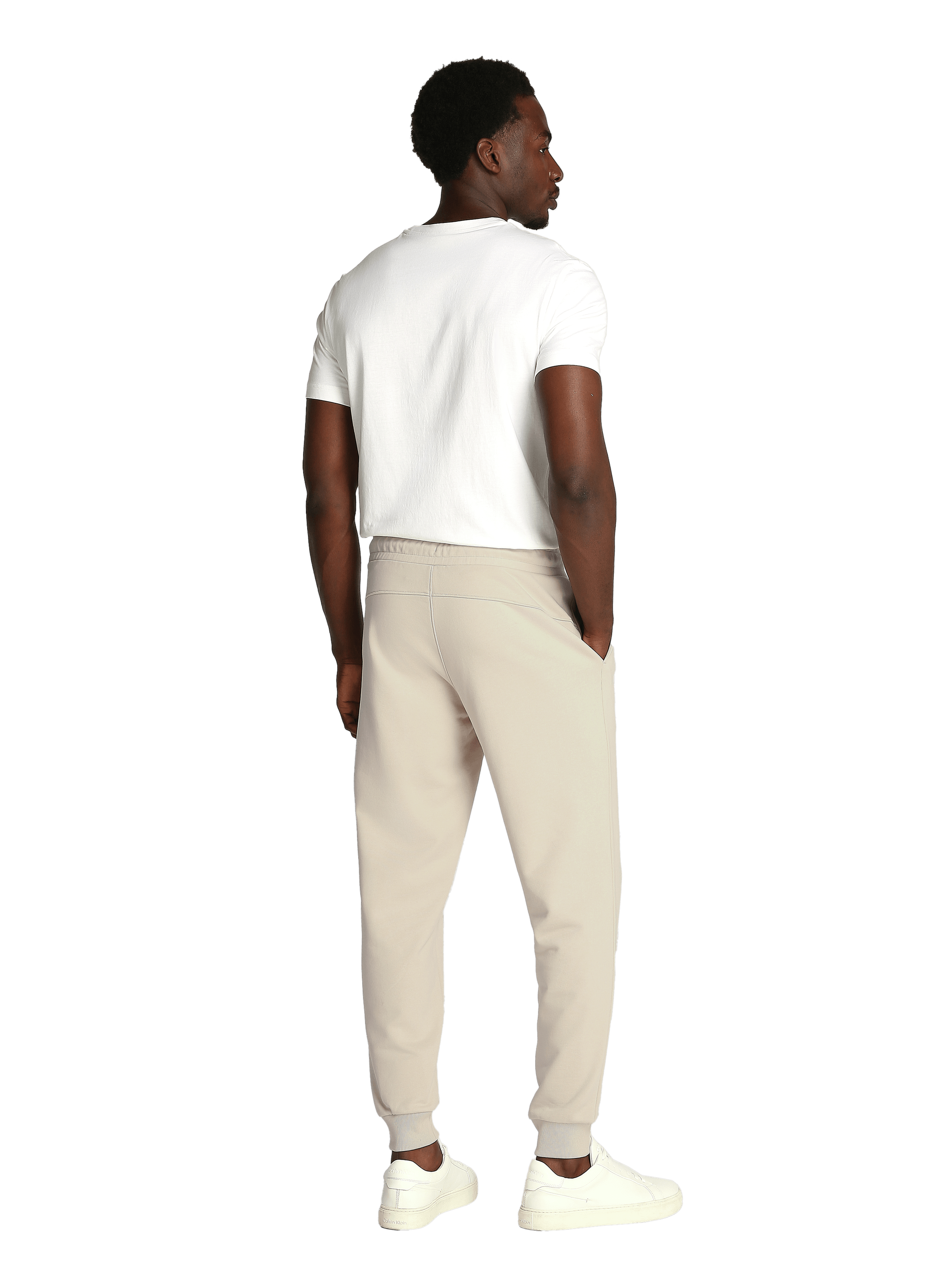 Pantalon de jogging CALVIN KLEIN Beige