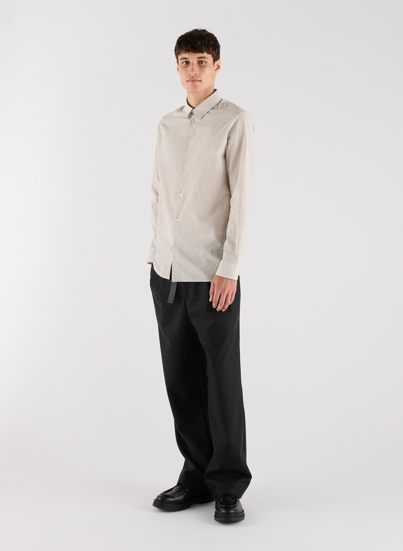 Wide-leg wool pants SAISON 1865 Grey