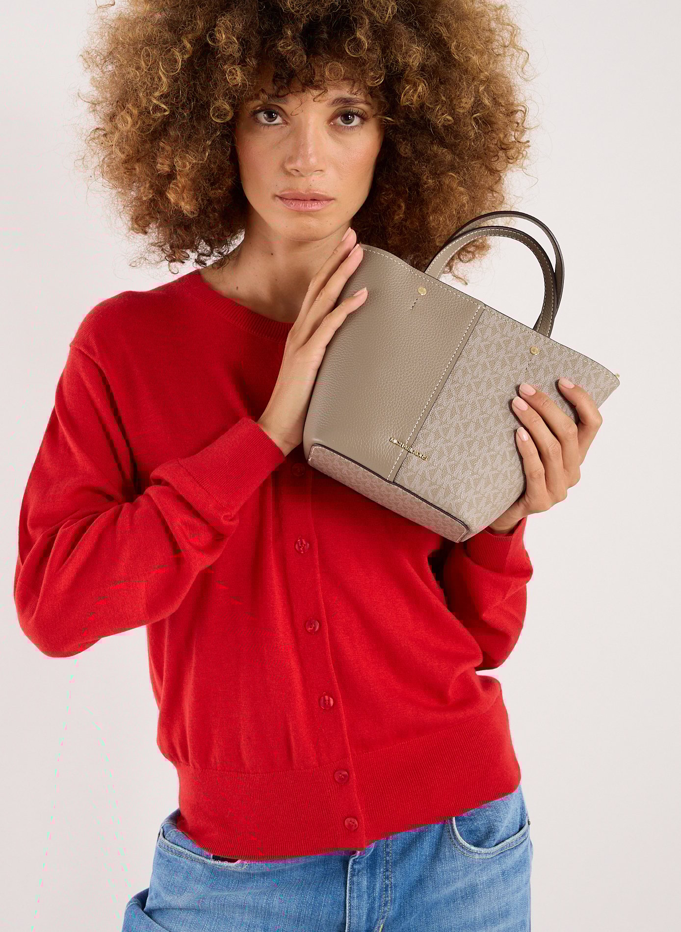 Sac à main Flora MICHAEL KORS Beige