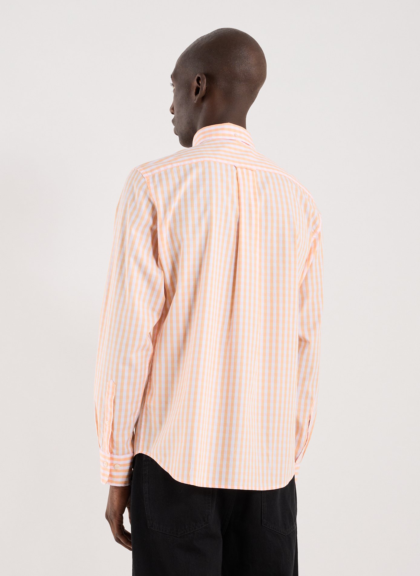 Check cotton Shirt GANT Orange