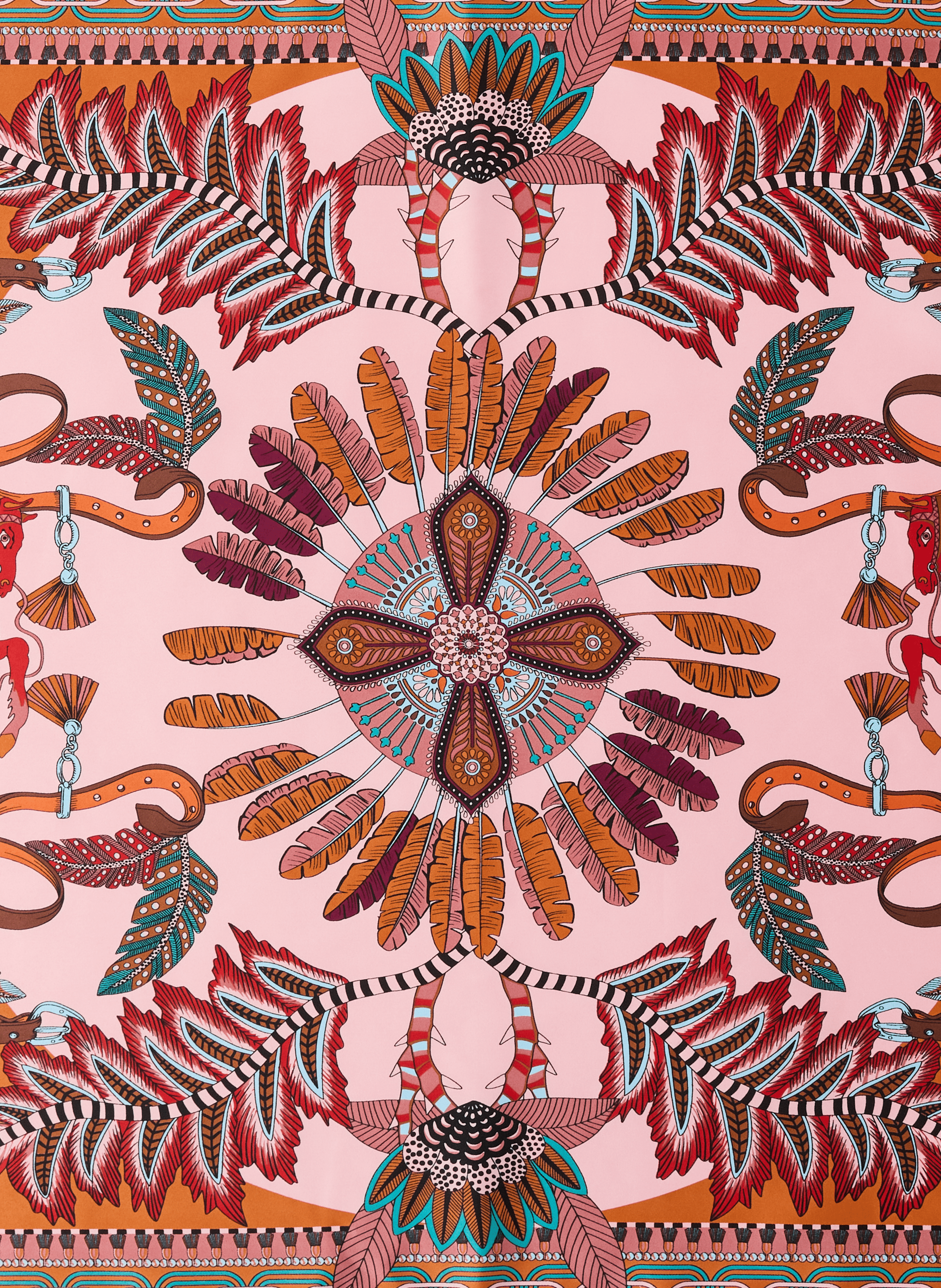 Foulard à imprimé WILD Rose