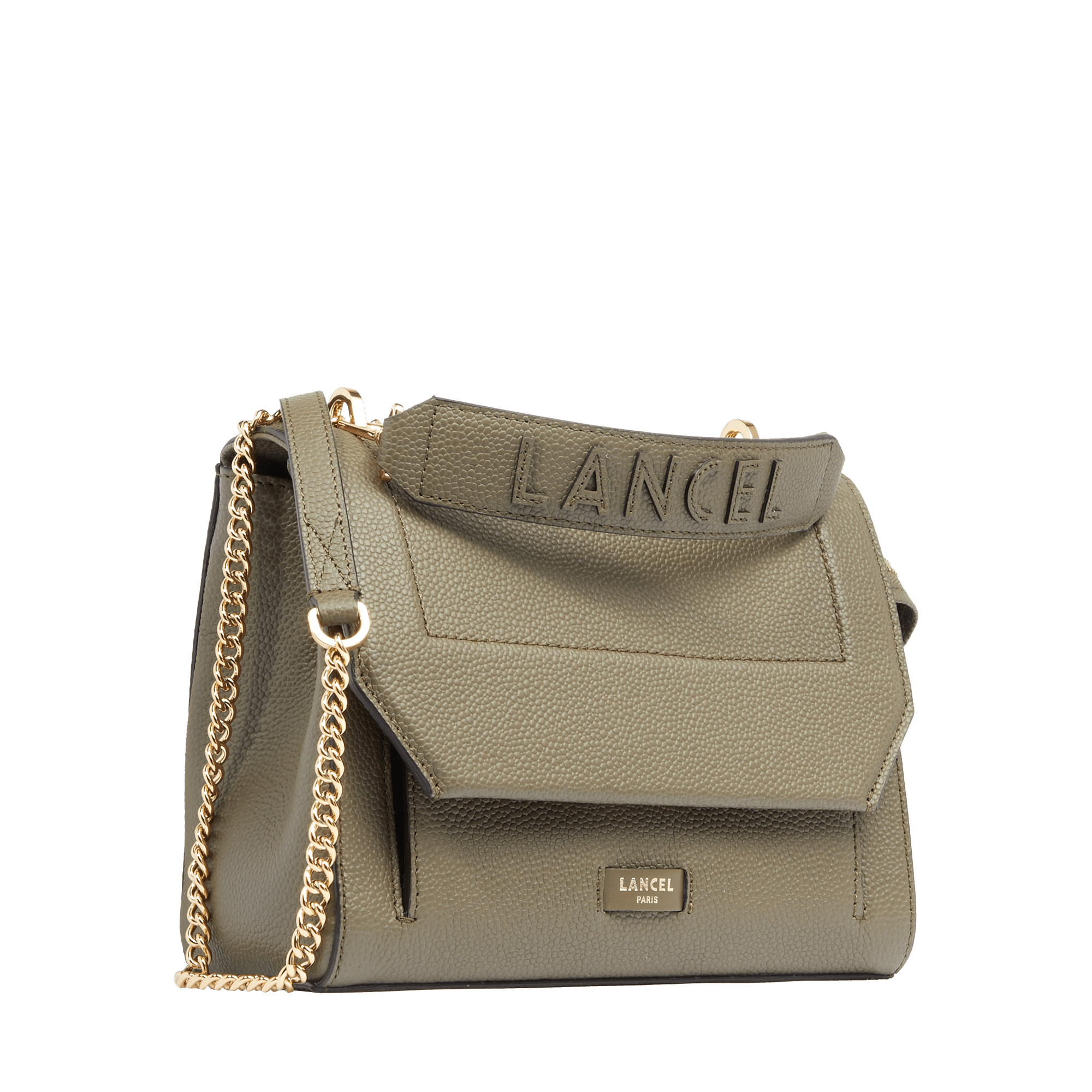Sac rabat m ninon de lancel en cuir LANCEL Vert