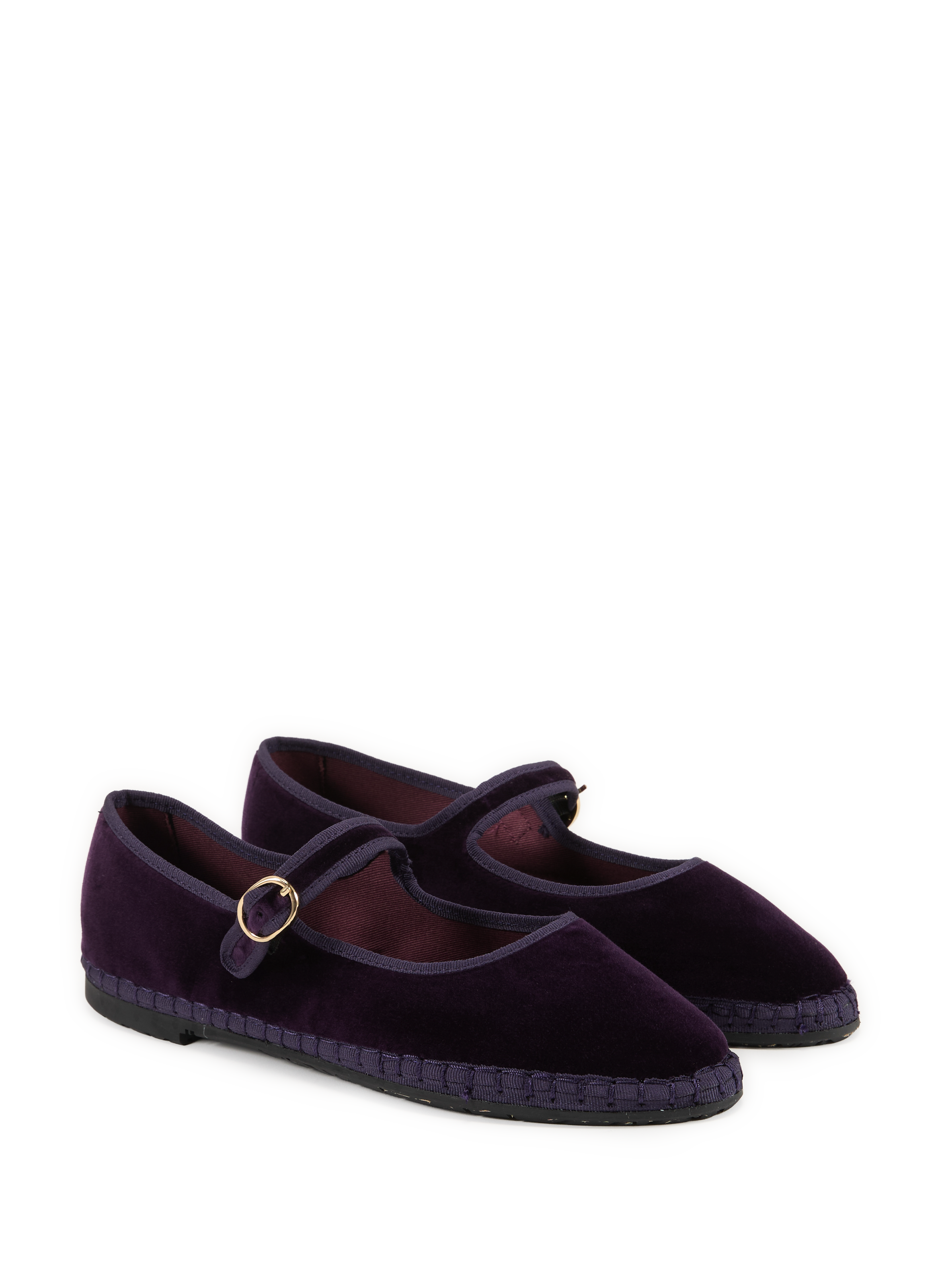 Ballerines Gatz en velours FLABELUS Violet