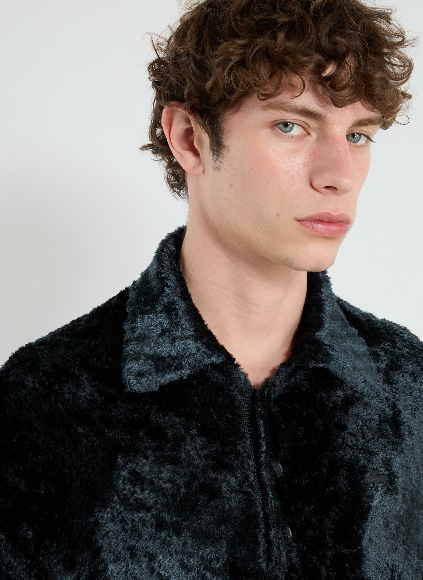 Polo neck sweater LACOSTE Green