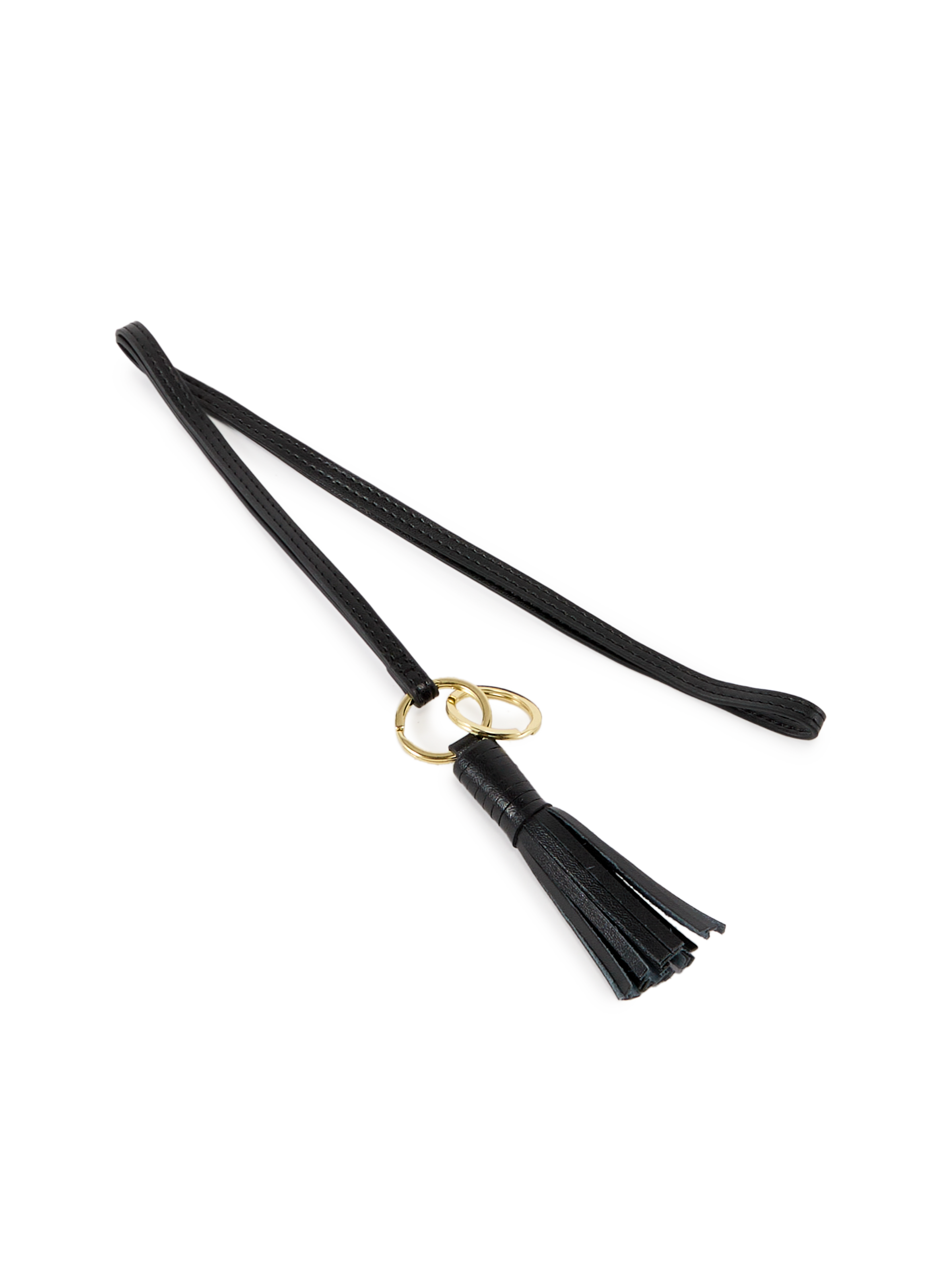 Leather Key Ring SAISON 1865 Black