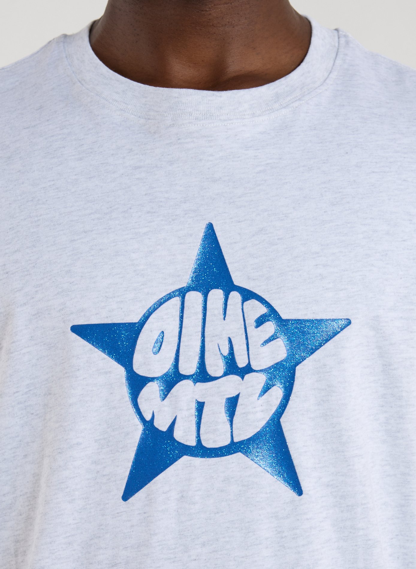 T-shirt Star Ash en coton DIME Gris