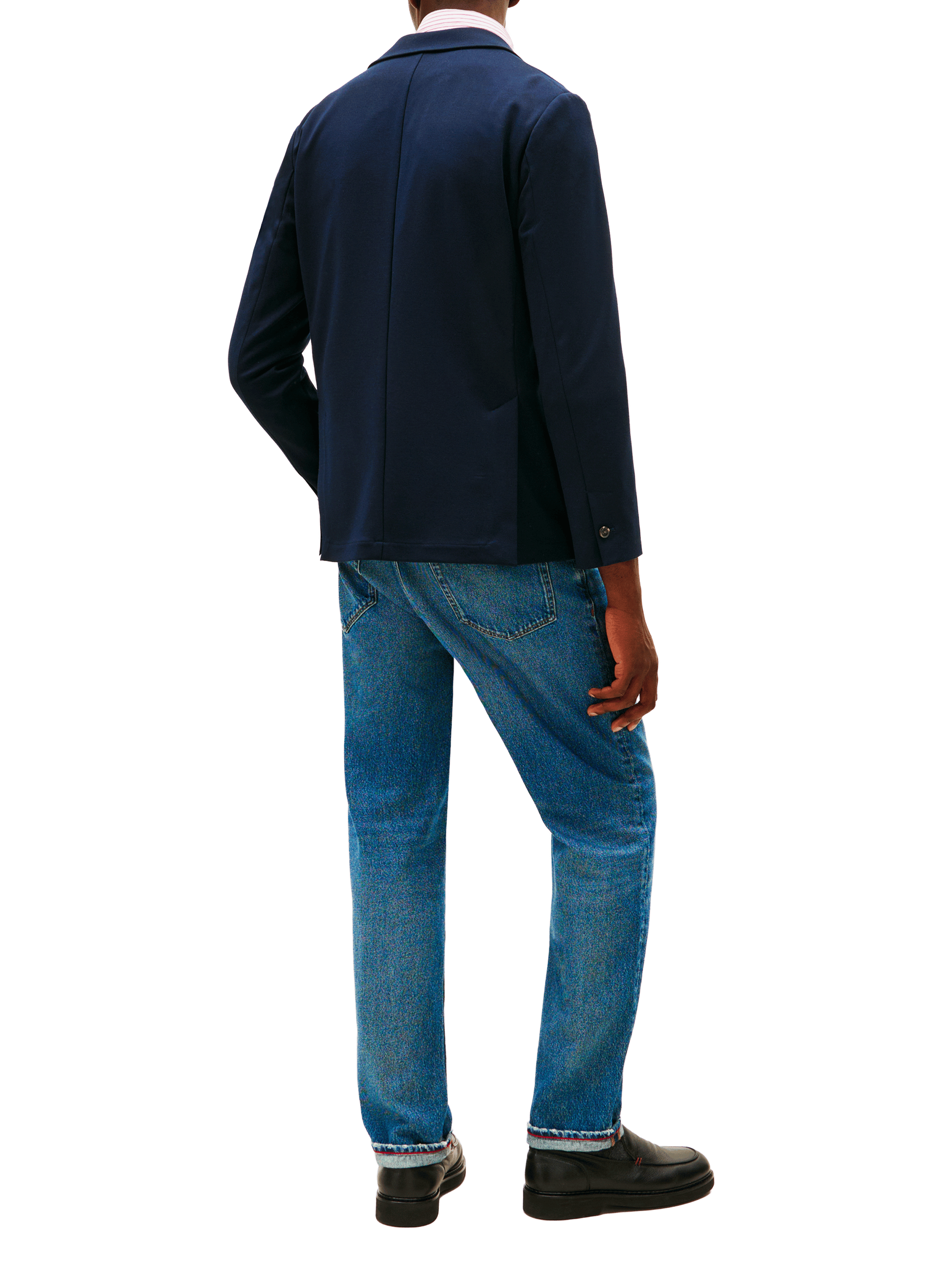 Blazer coupe droite TOMMY HILFIGER Bleu