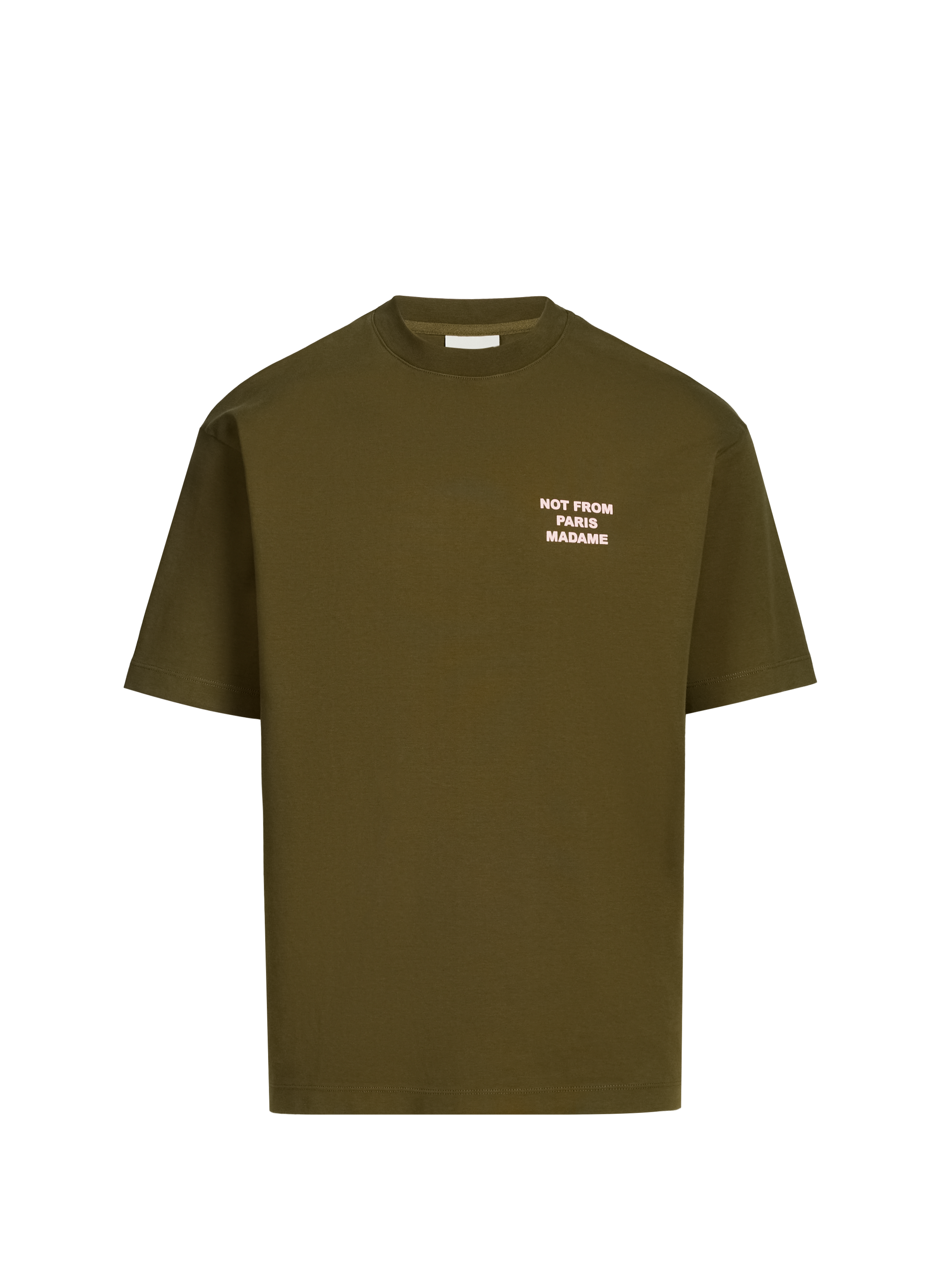 DROLE DE MONSIEUR The Slogan T-shirt Khaki