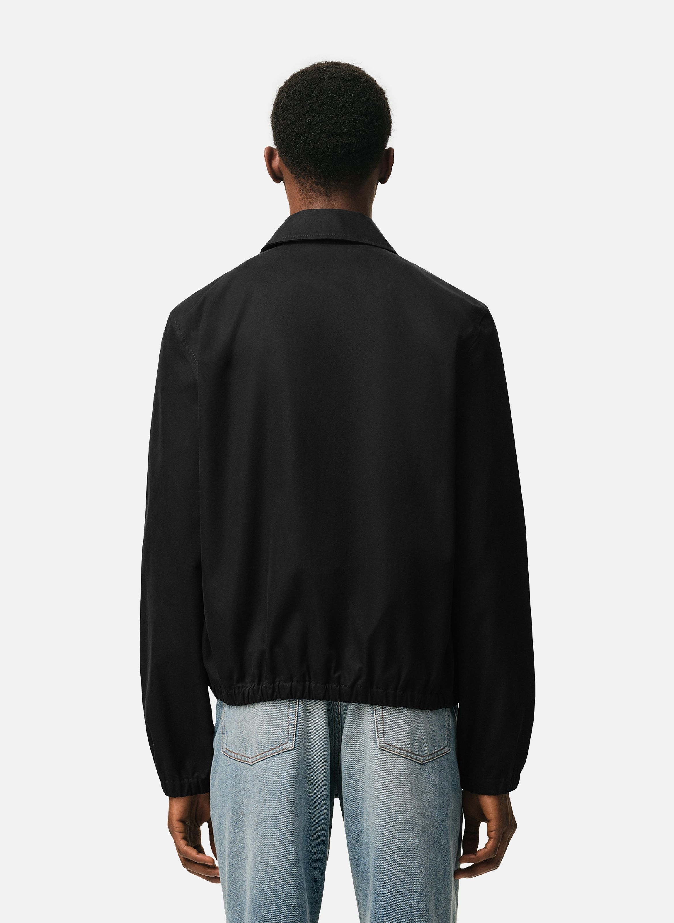 Blouson zippé ami de coeur en coton AMI PARIS Noir