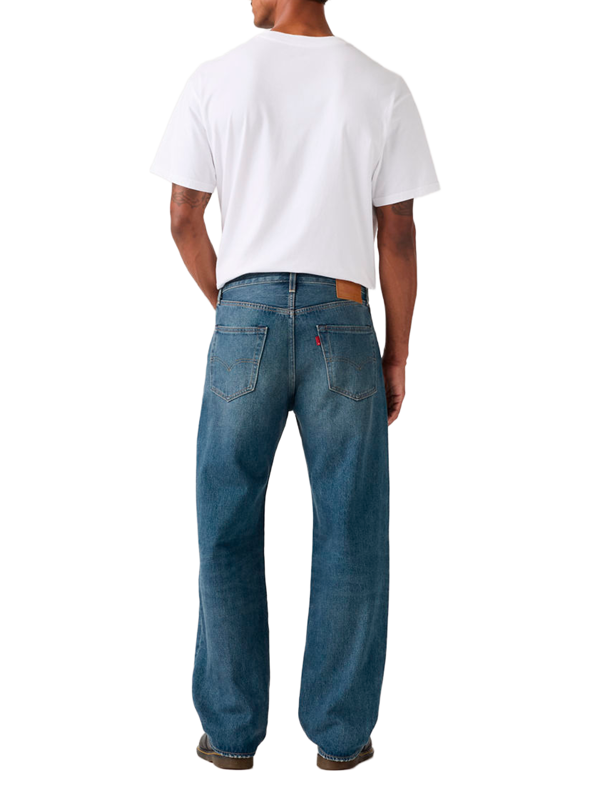 501 straight leg jeans in cotton LEVI'S Blue