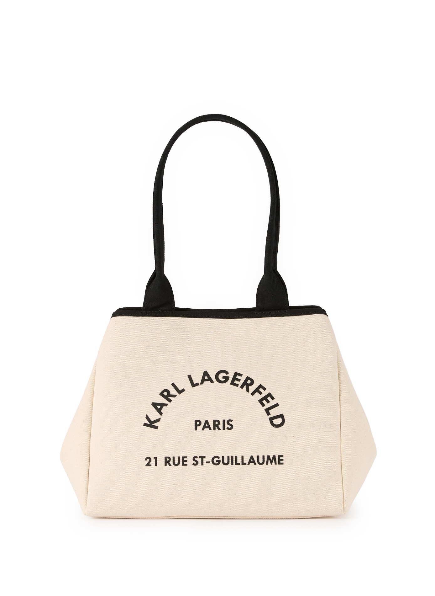 Handbag Rue St Guillaume KARL LAGERFELD Beige