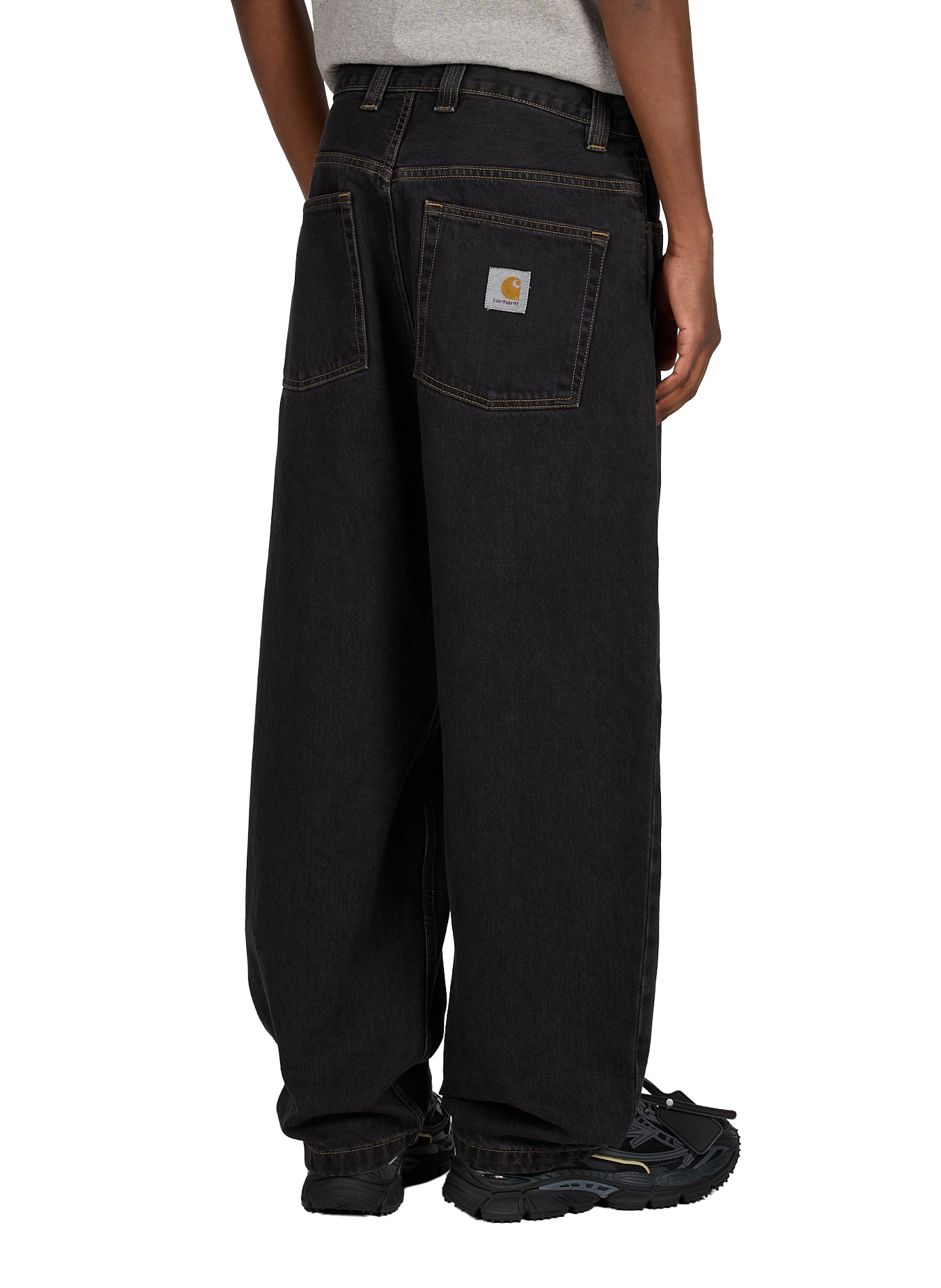Jean large Brandon en coton  CARHARTT WIP Noir
