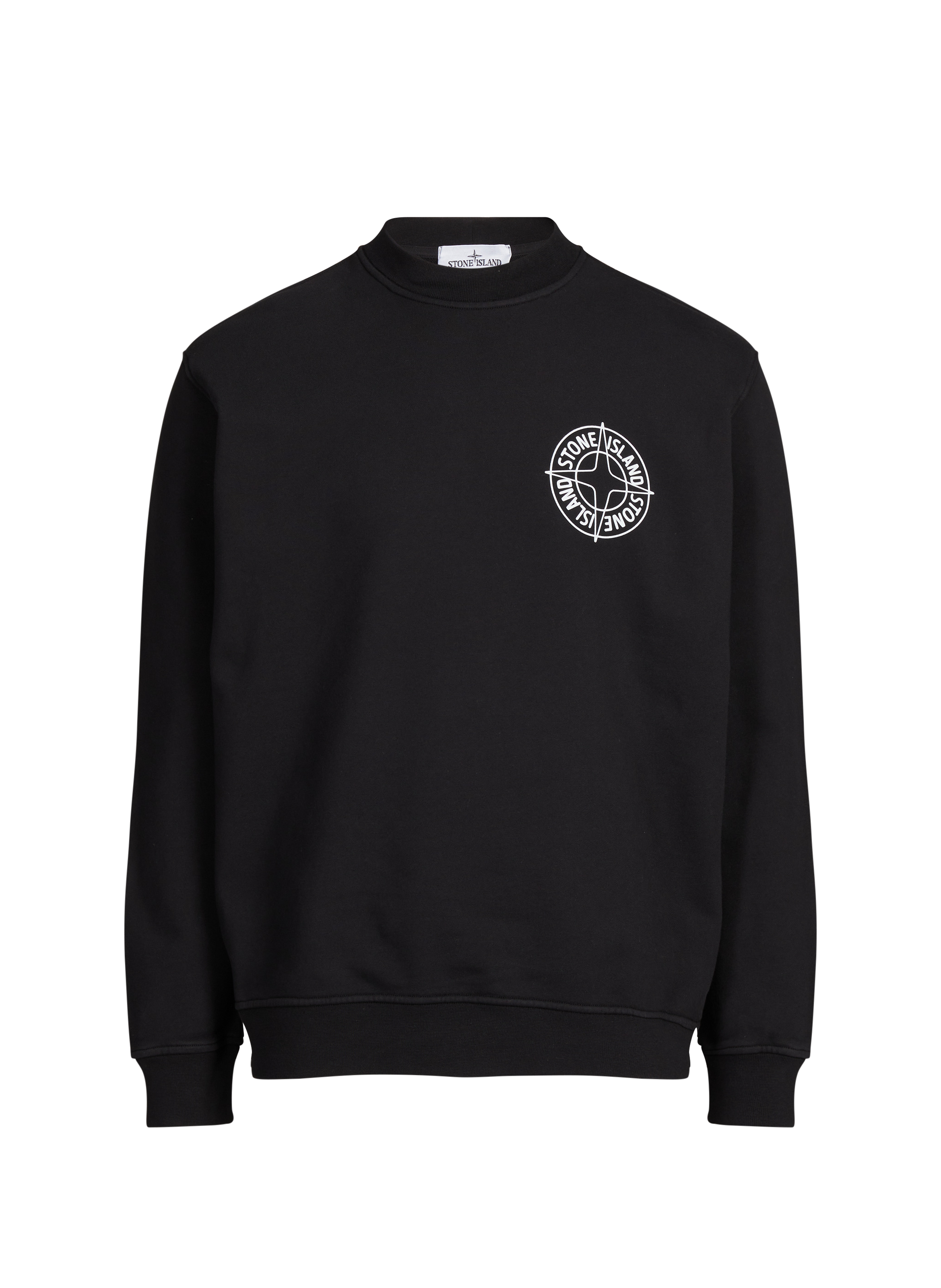 Sweatshirt en coton STONE ISLAND Noir