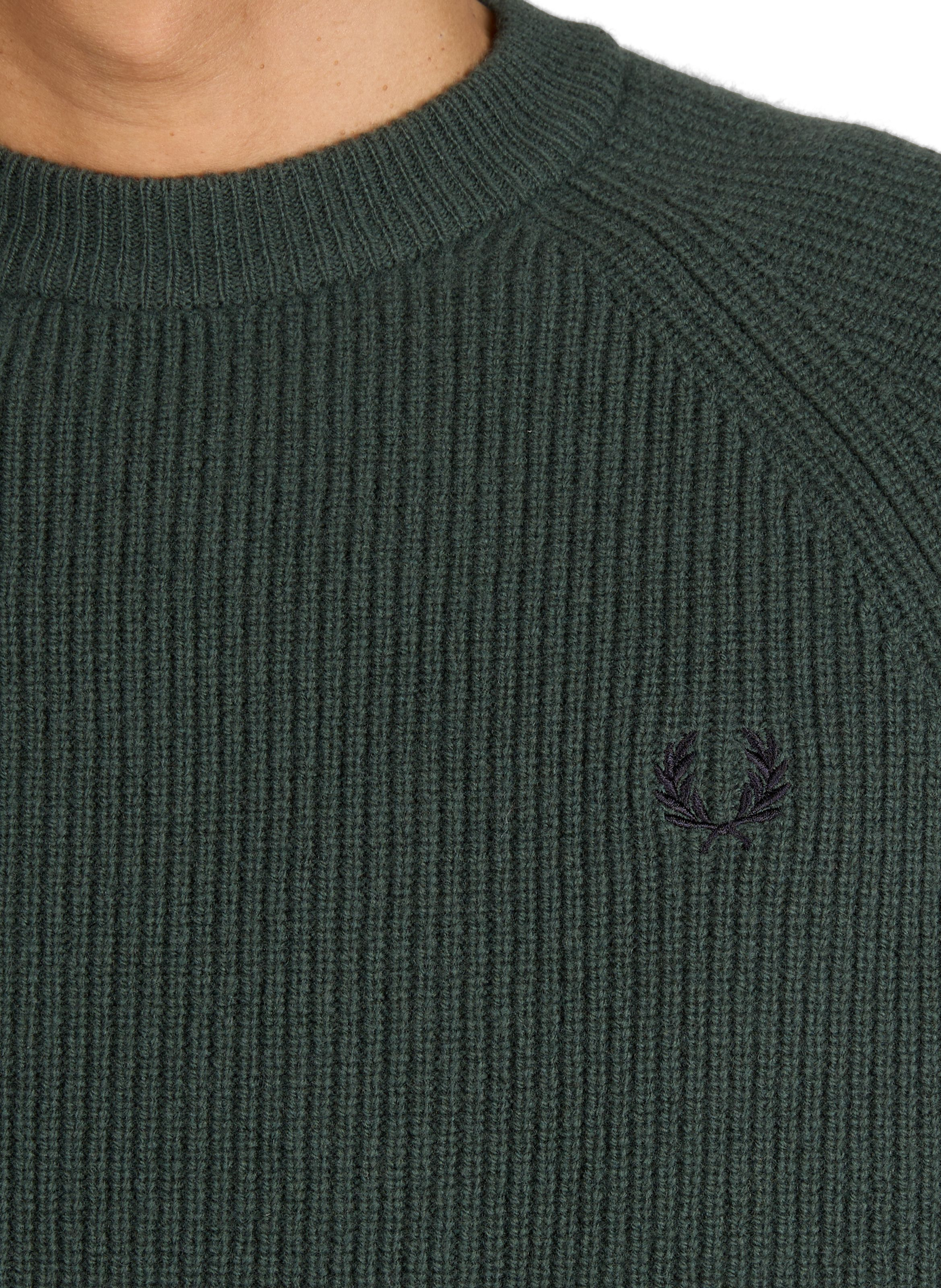 Cotton jumper FRED PERRY Green