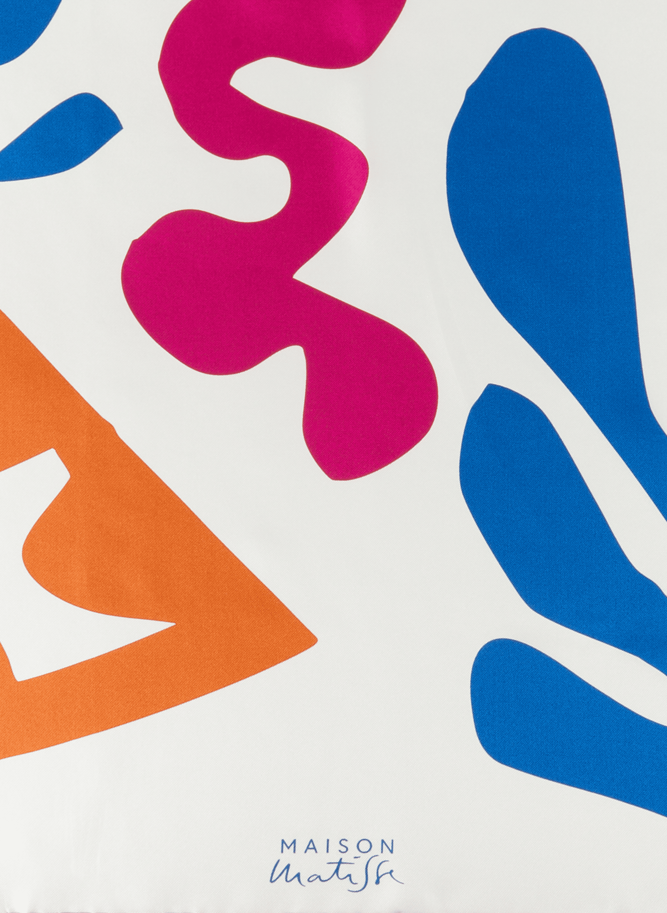 Square Silk Scarf Matisse Winter PETRUSSE Multicolour