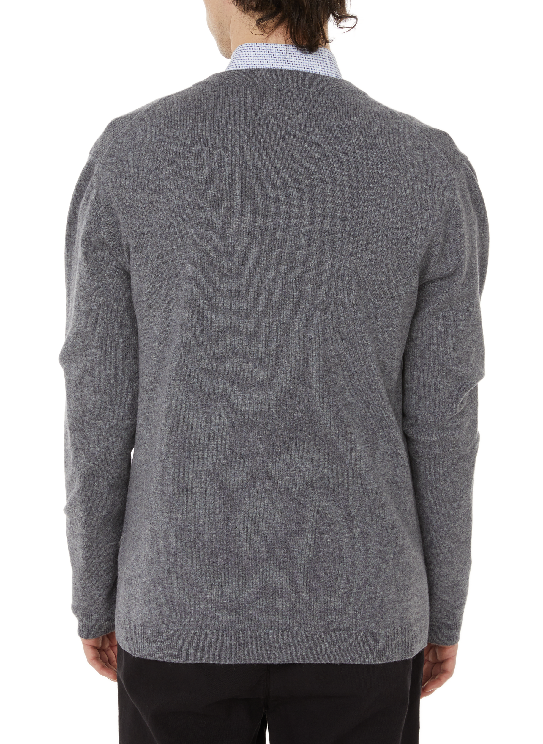 Gilet en cachemire AU PRINTEMPS PARIS Gris