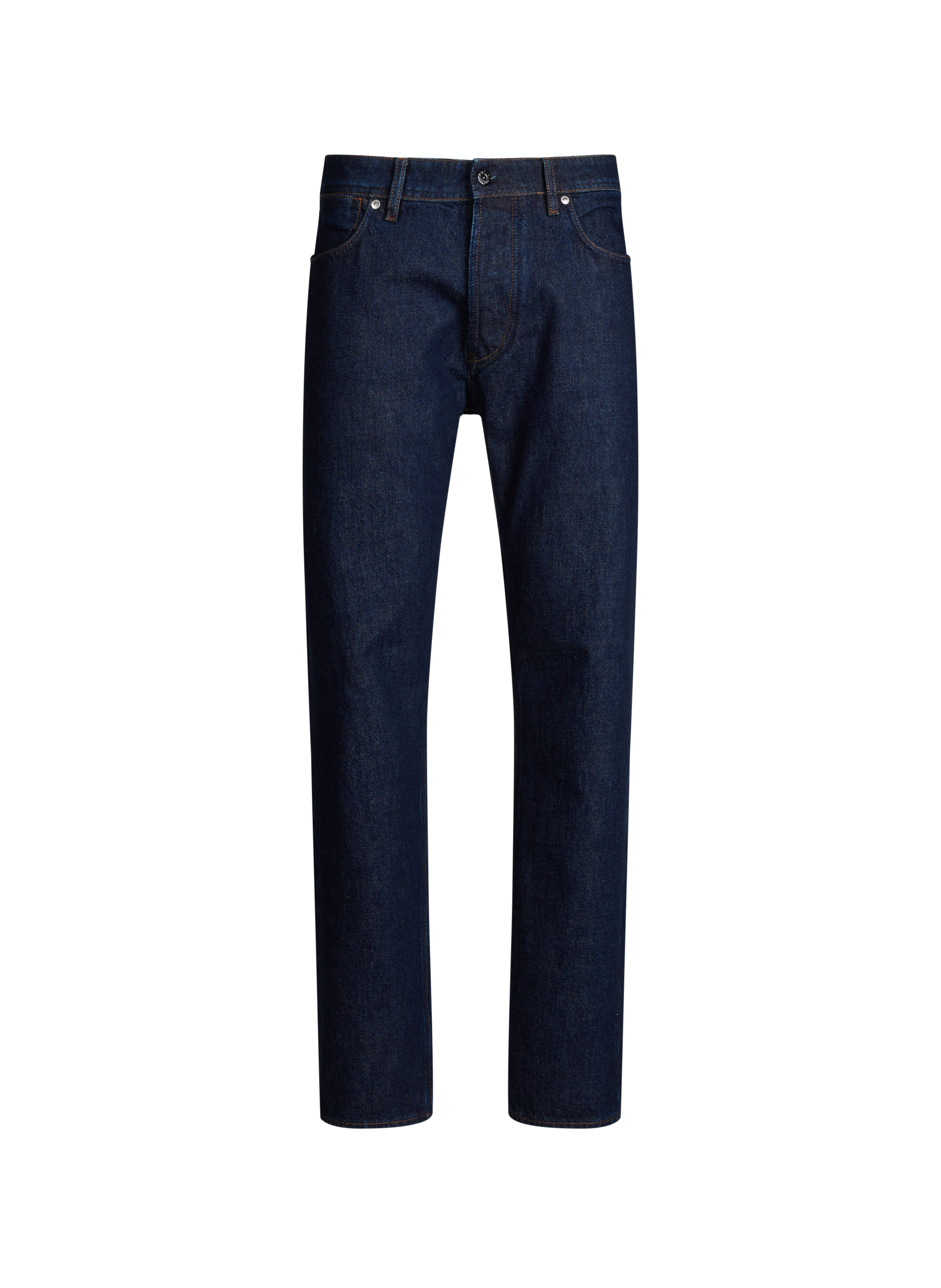 Jean droit en coton STONE ISLAND Bleu