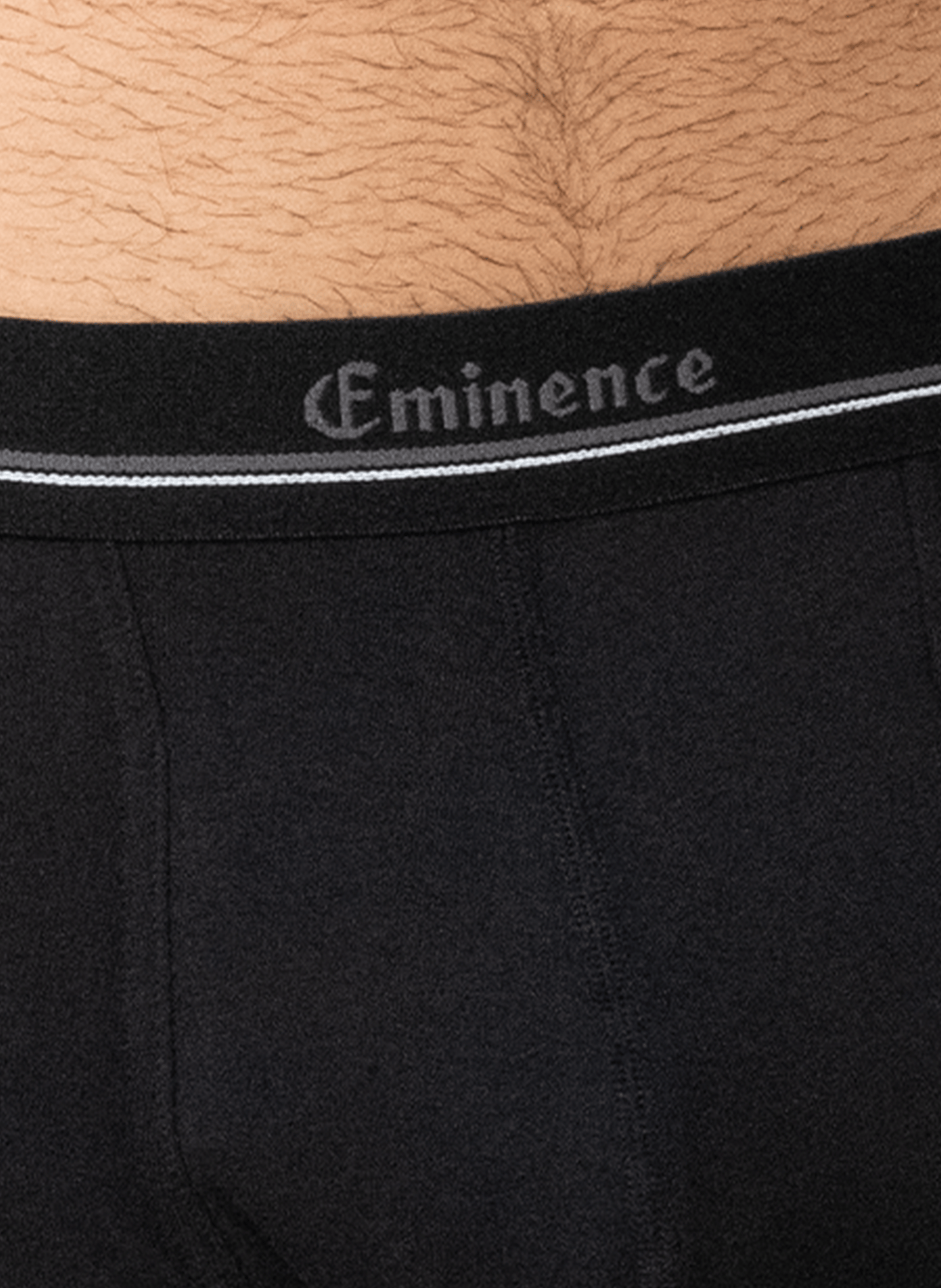 Boxer uni en coton mélangé EMINENCE Noir