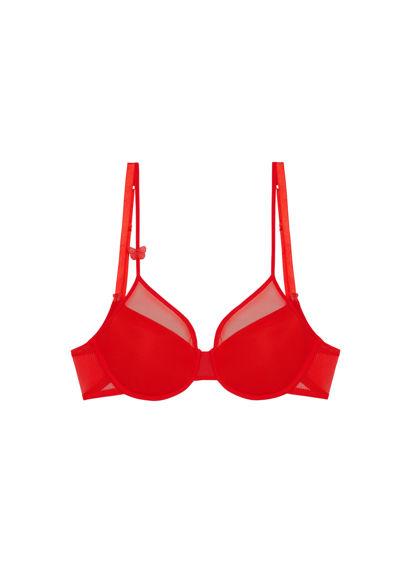 Sostén Spacer con tirantes dobles PASSIONATA Rojo