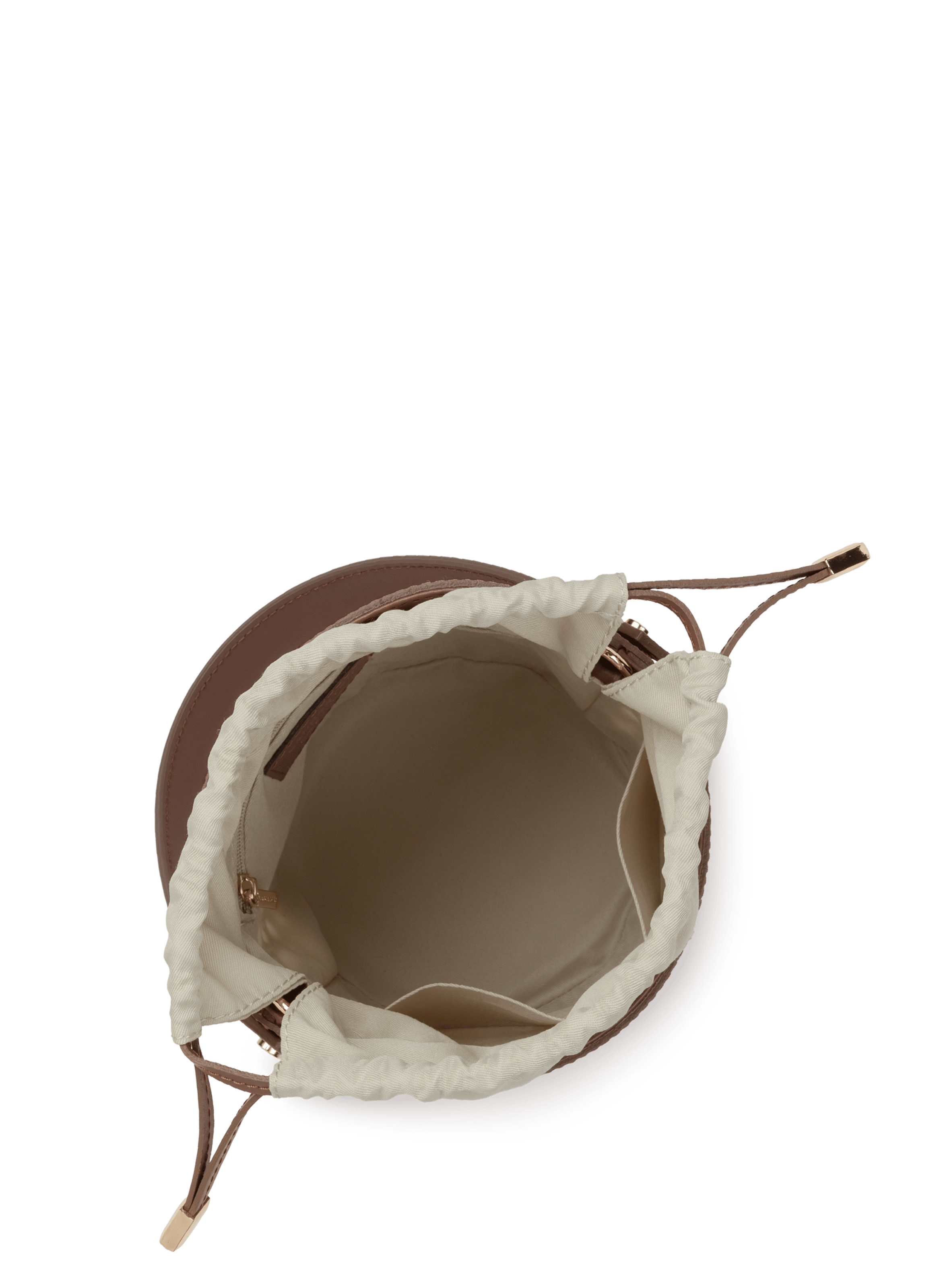 Sac seau - cannage rotin | Marron LANCASTER Femme