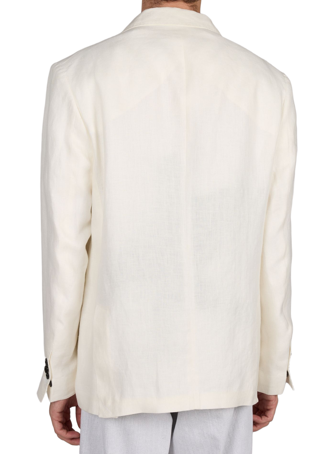 Linen blazer FACONNABLE White