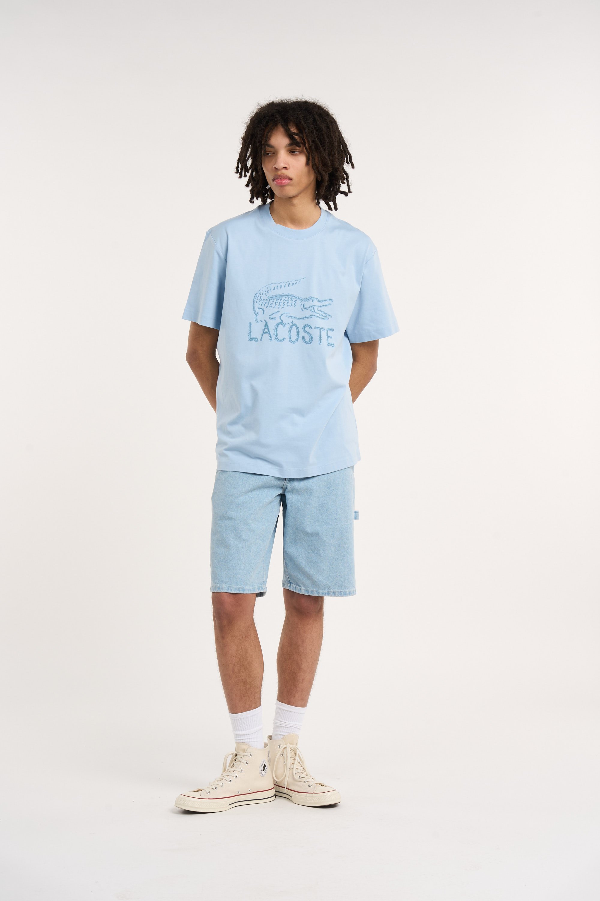 T-shirt tee-shirt LACOSTE Bleu