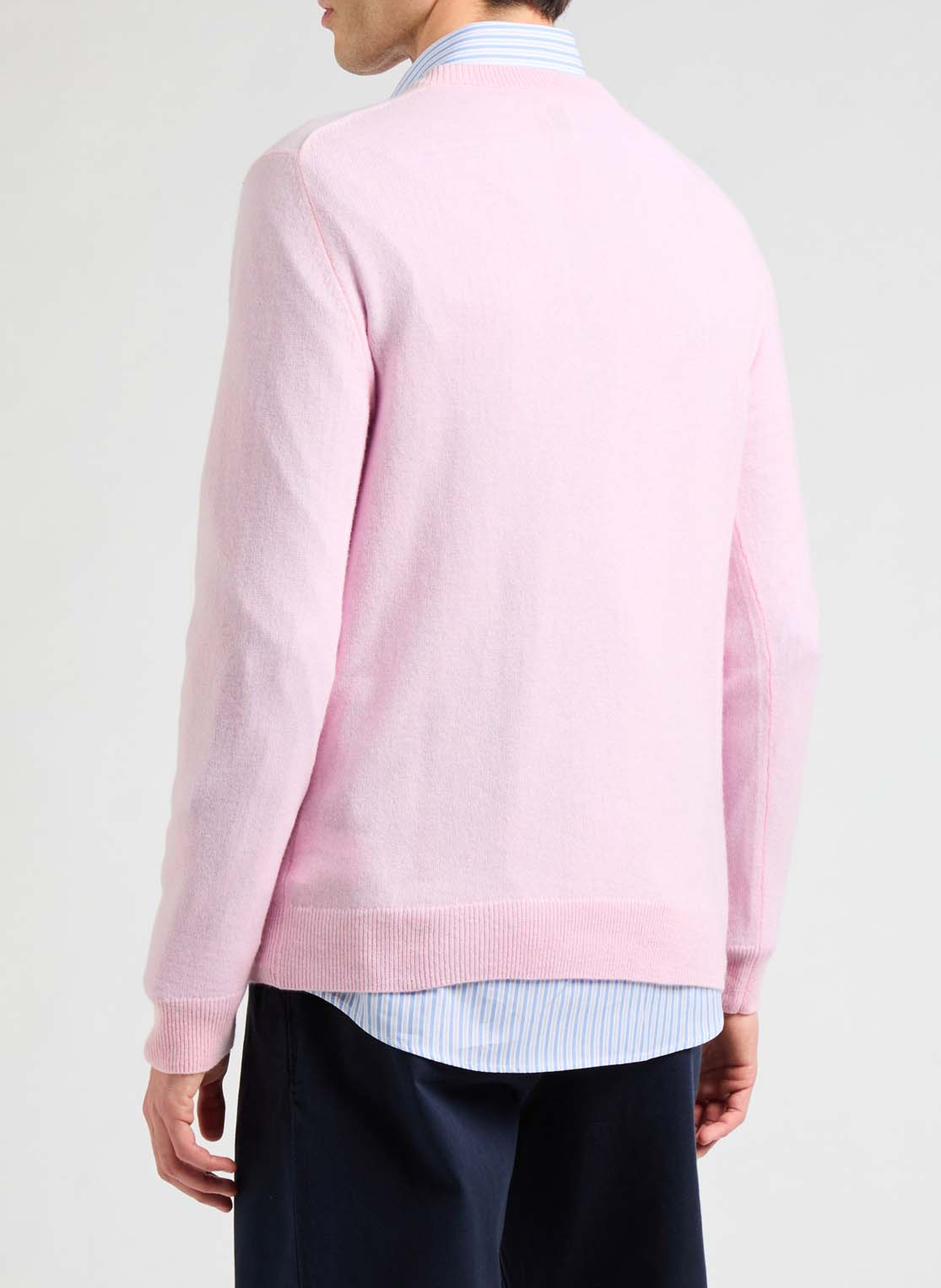  Cashmere V-neck jumper AU PRINTEMPS PARIS Pink