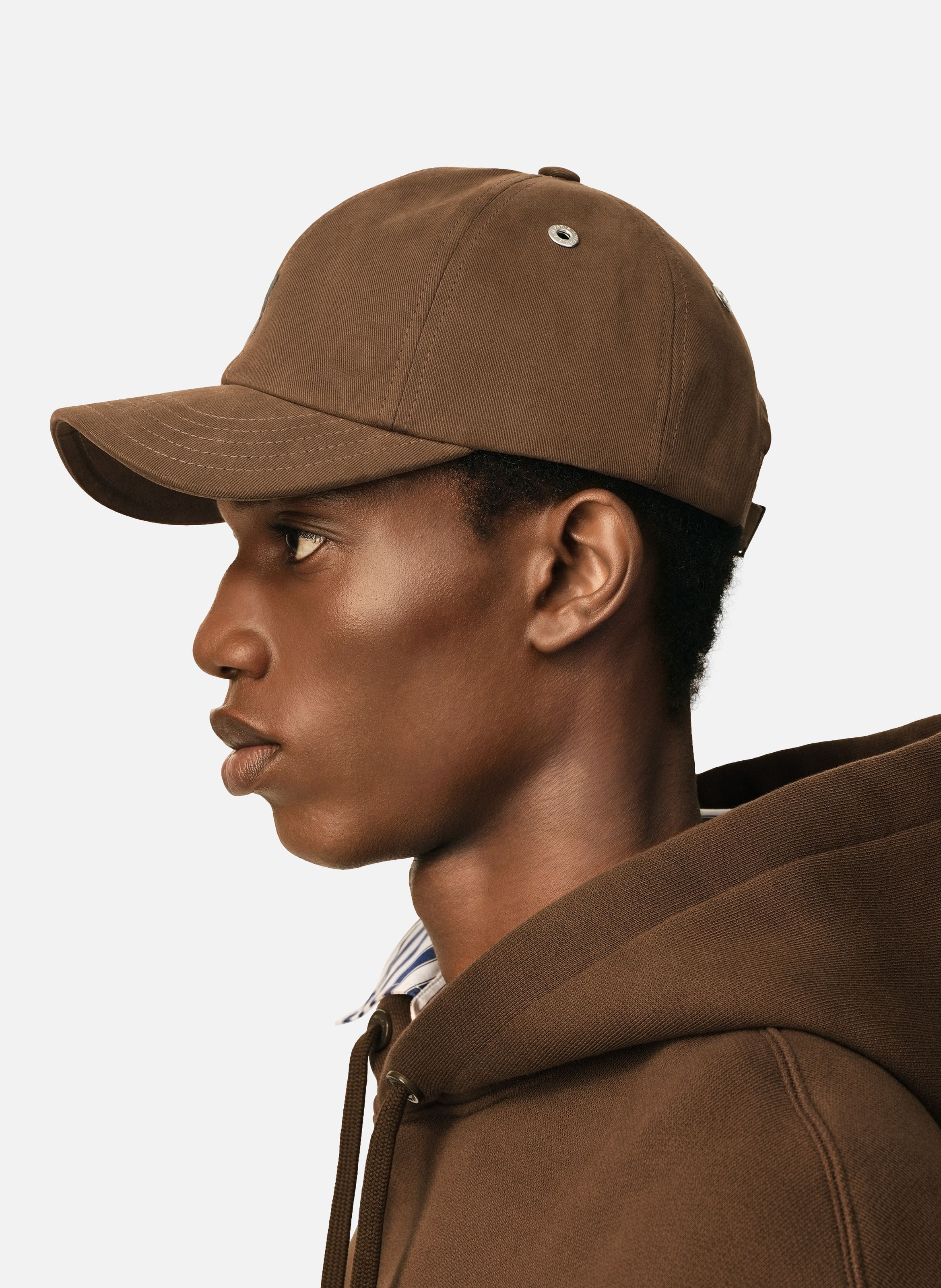 Casquette unisexe en coton ami de coeur | Marron AMI PARIS Homme
