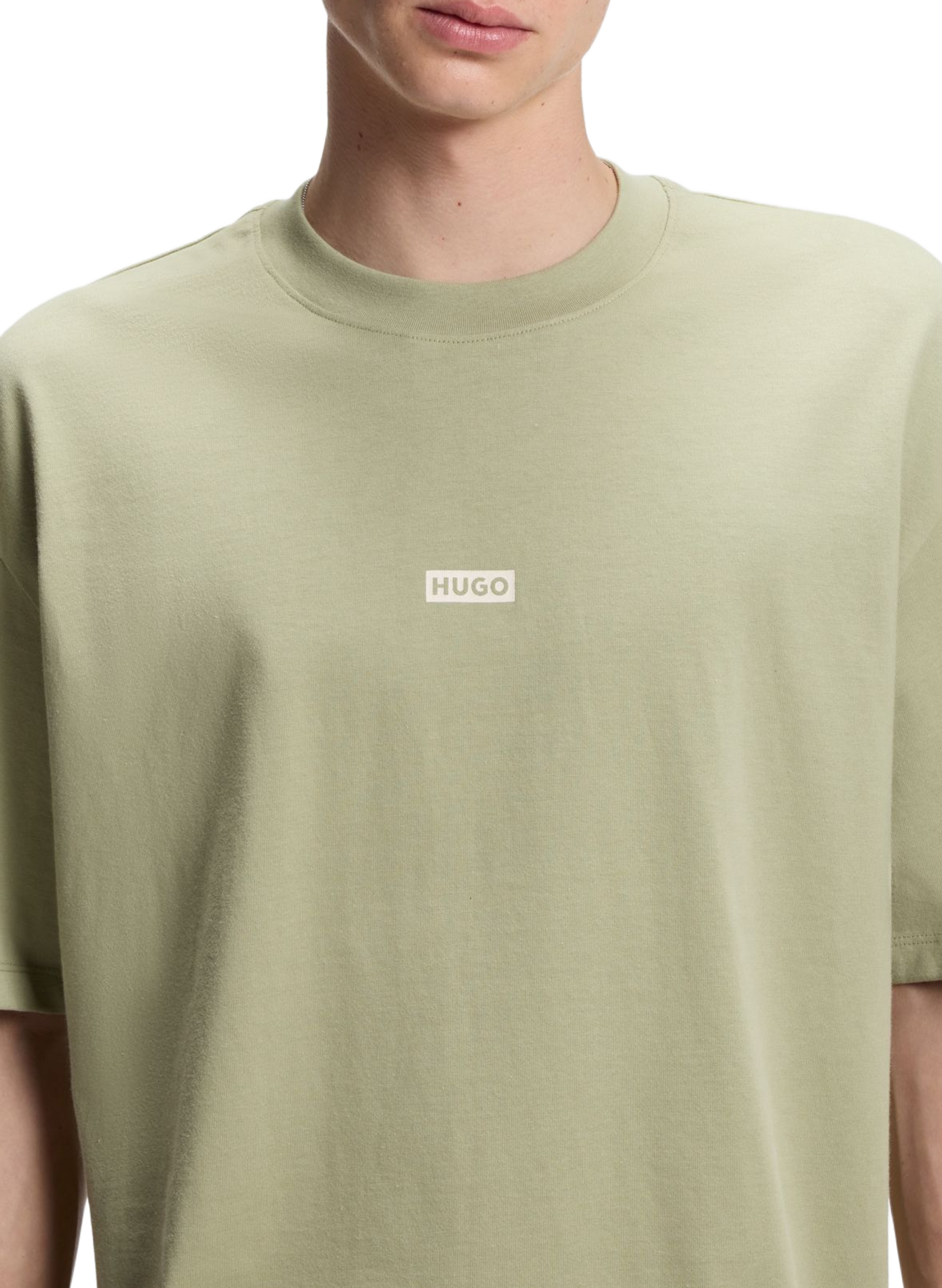 T-shirt en coton Nalono HUGO BLUE Vert