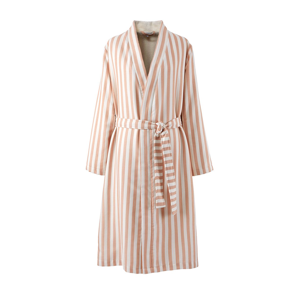 Peignoir long en satin de coton, fifty-fifty OrangeDESFORGES