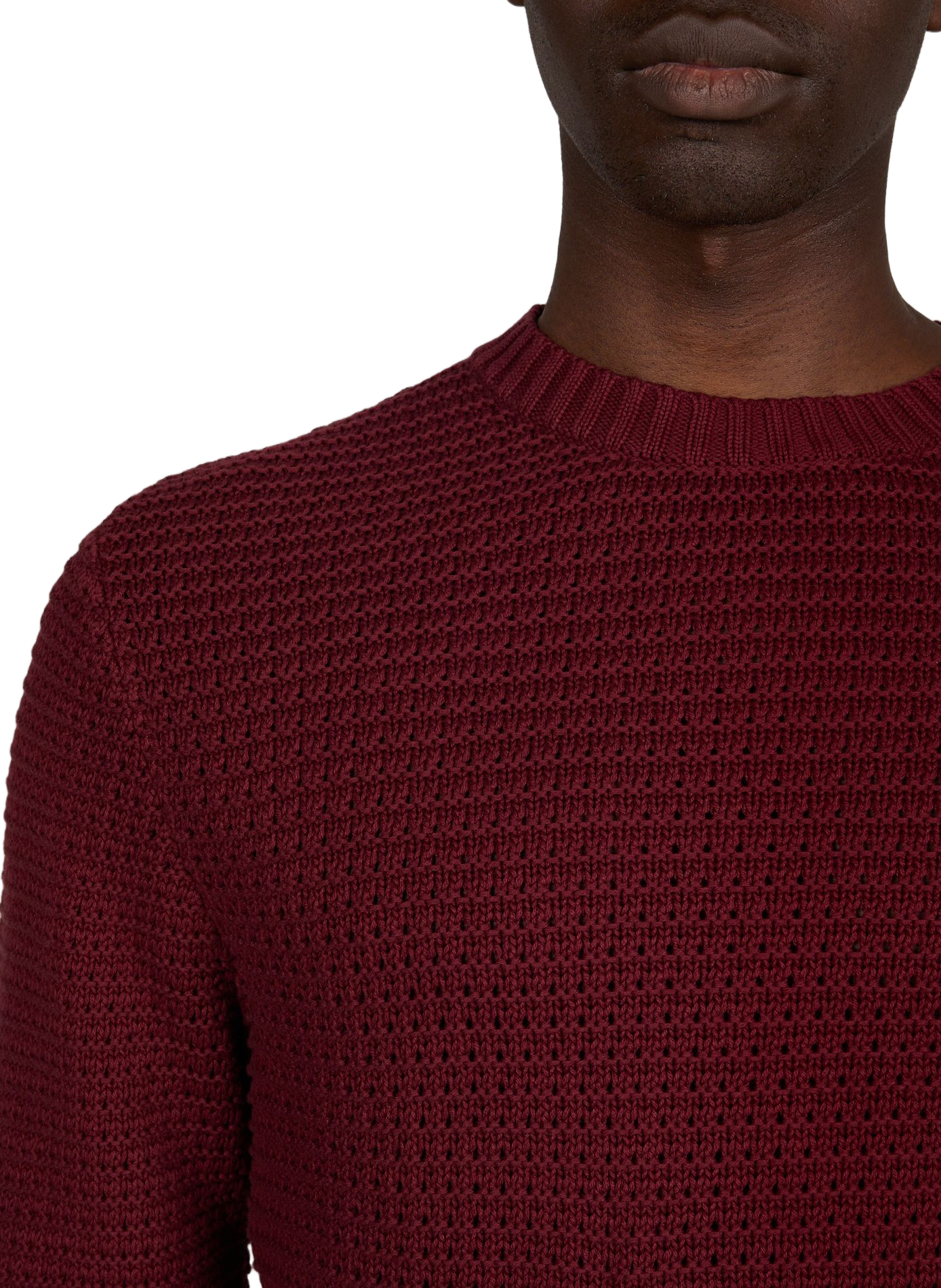 Oversized cotton sweater ARTE ANTWERP Red