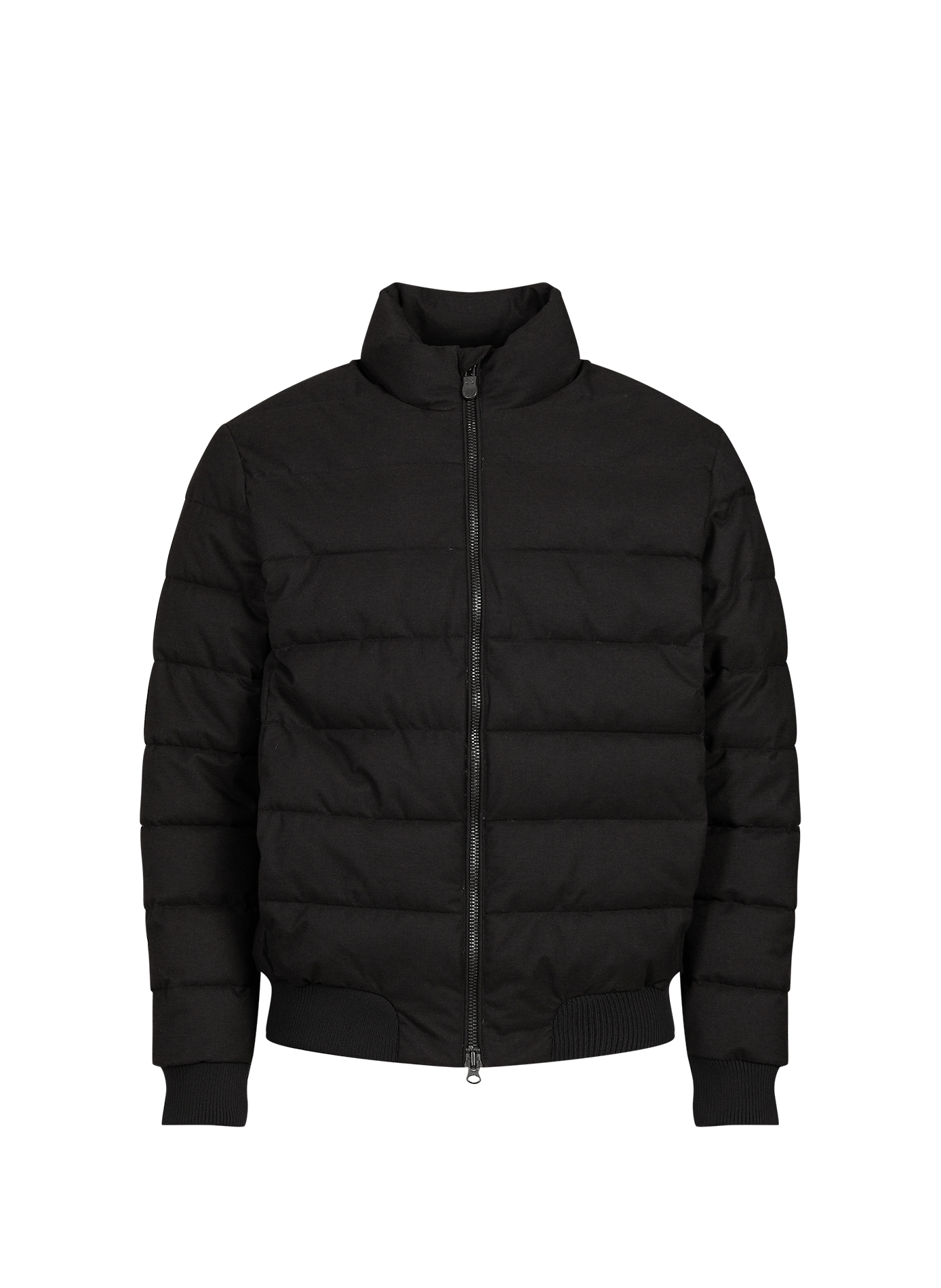 Padded puffer jacket with high collar SAVE THE DUCK Black