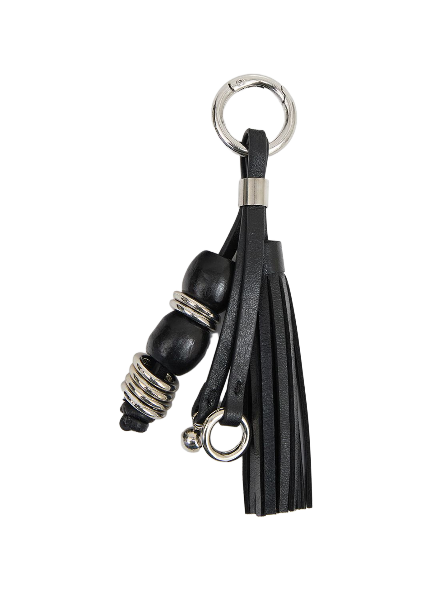 Porte-clés Charms tassel 2 kr en cuir ISABEL MARANT Noir