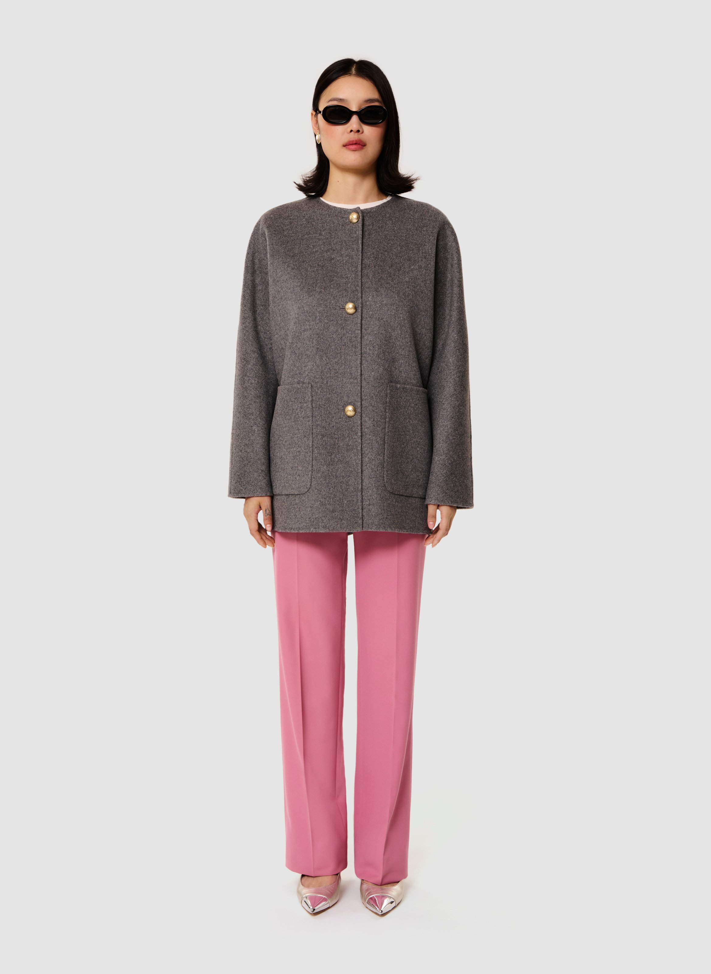Manteau milano TARA JARMON Gris