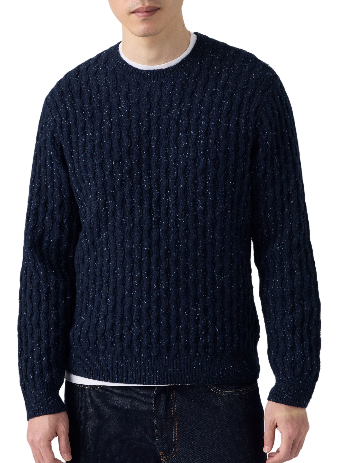 Rundhalsausschnitt-Pullover Presidio aus Wollmischung LEVI'S Blau