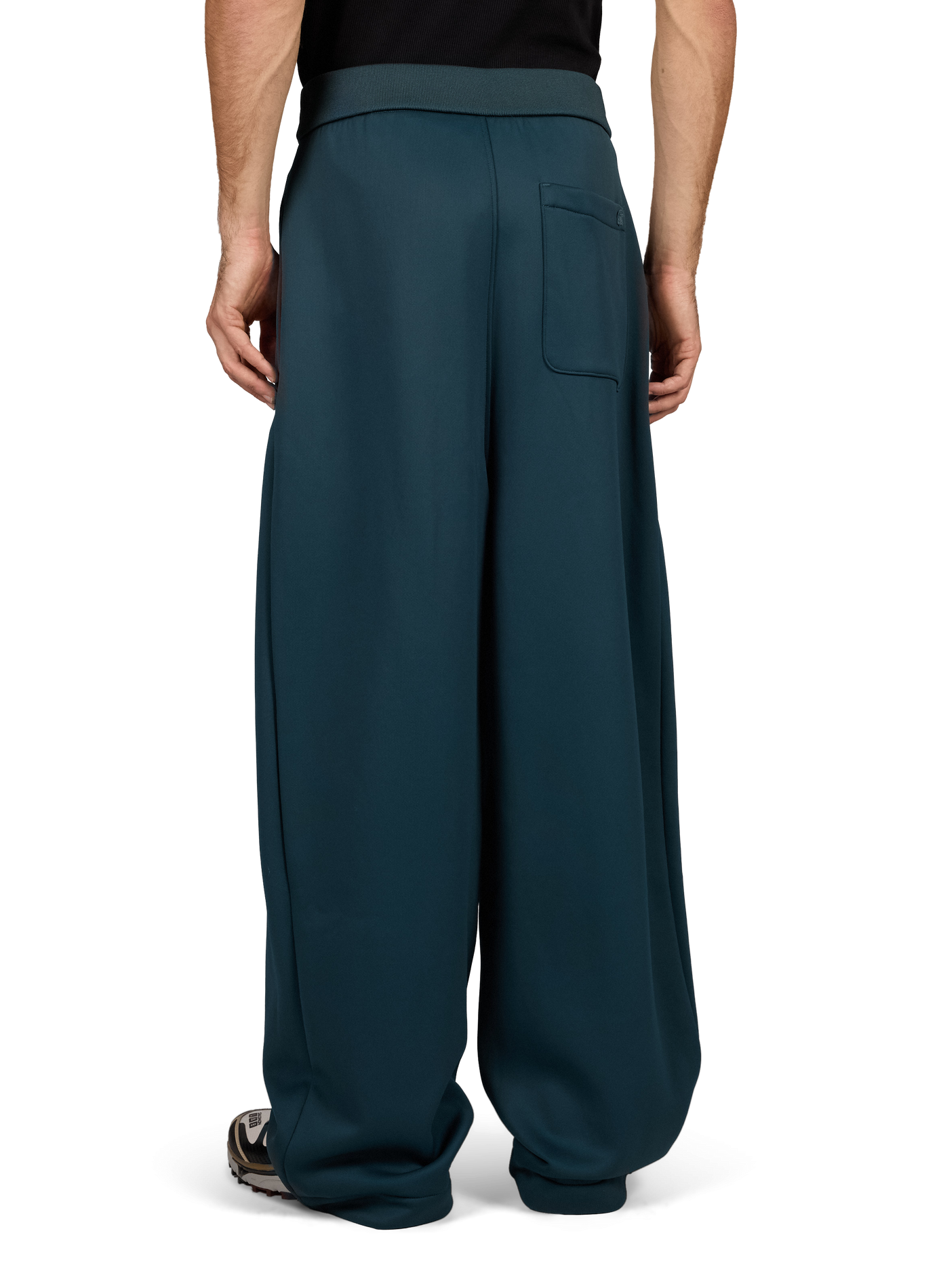Straight mid-rise Officiel trousers LACOSTE Blue