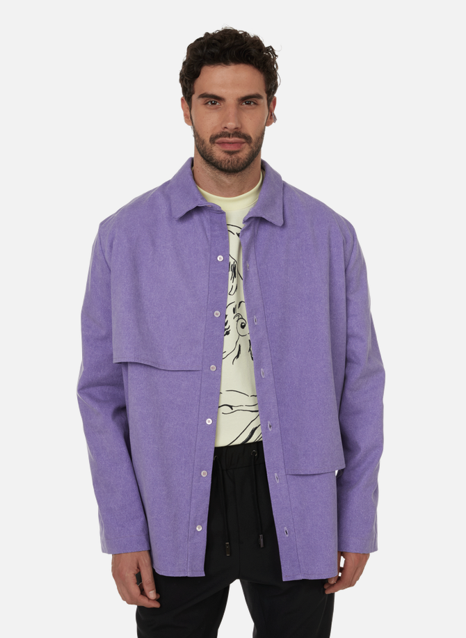 Mister Purple cotton shirt GUNTHER