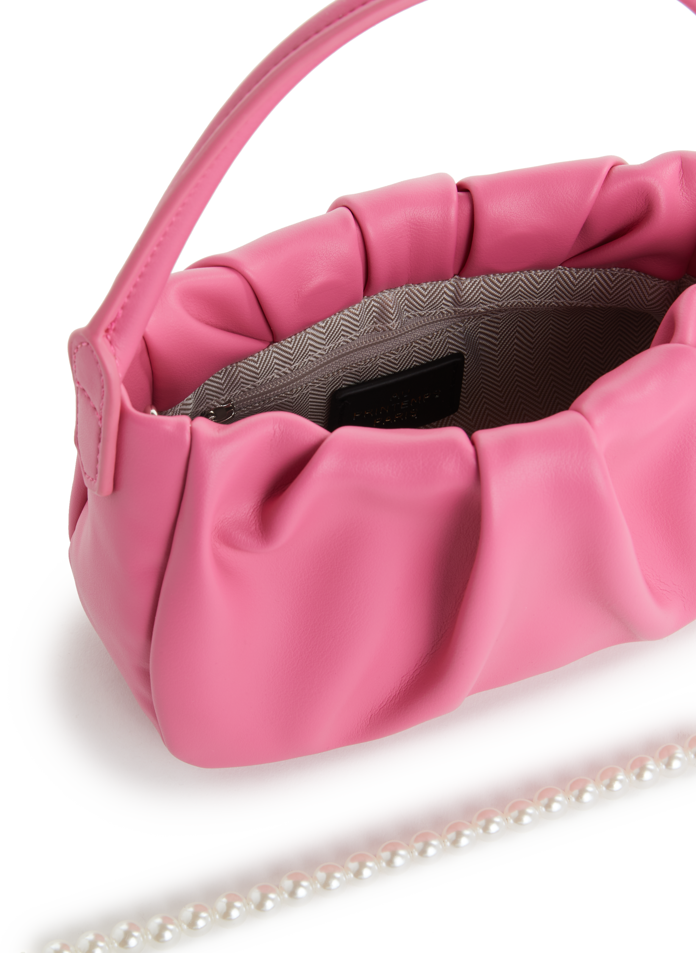 Sac à main matelassé  AU PRINTEMPS PARIS Rose