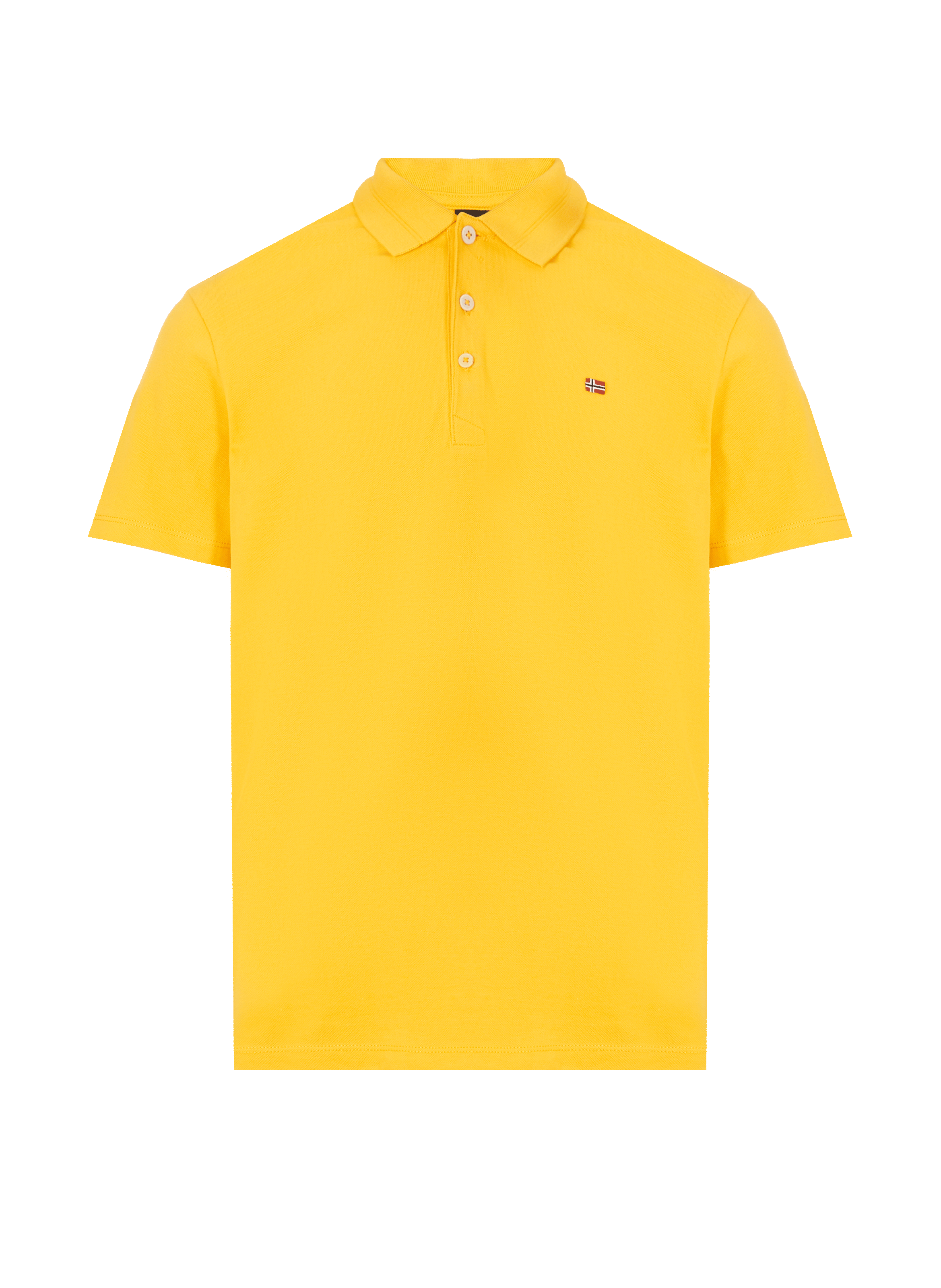 Polo droit en coton