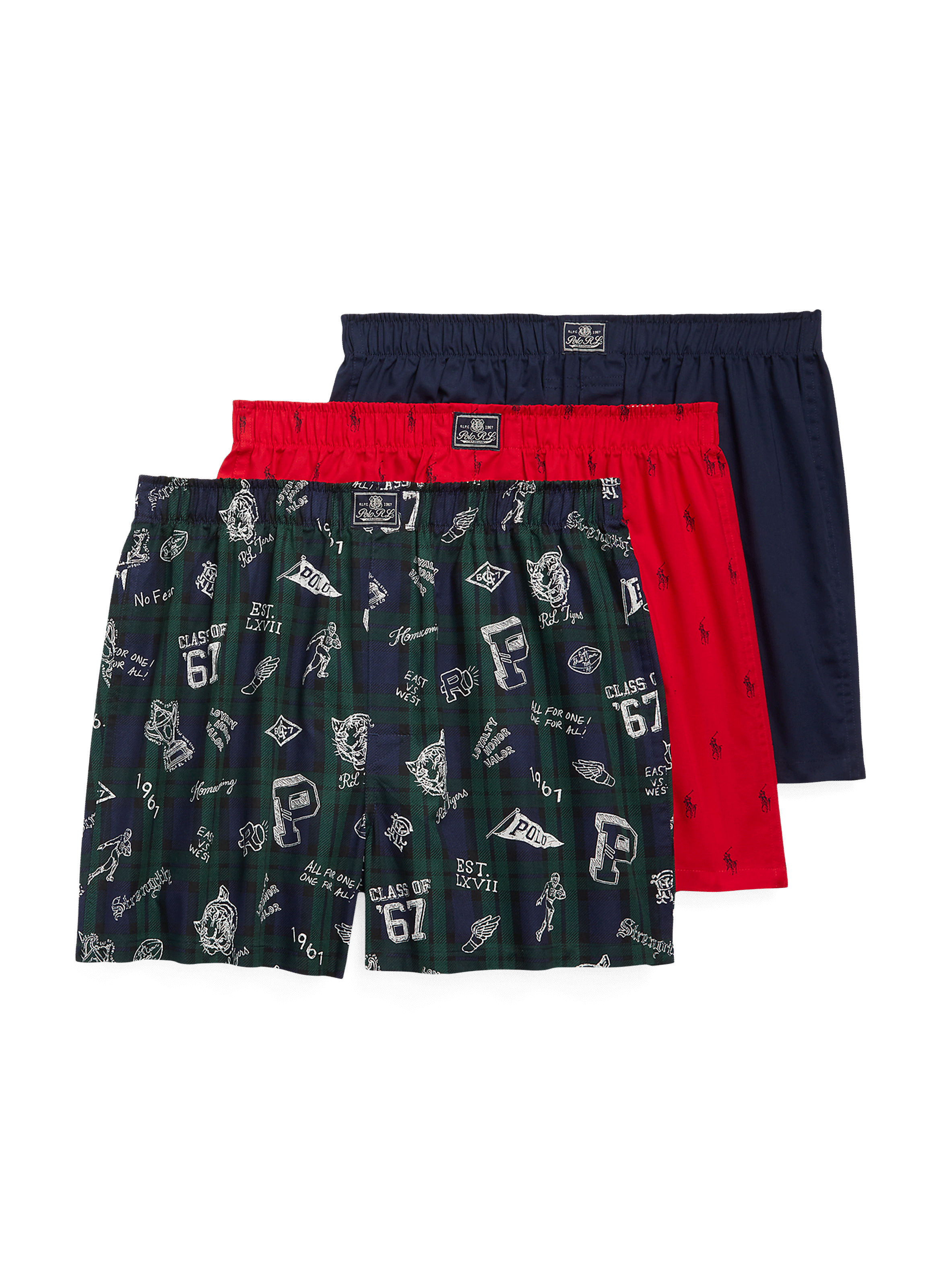 Lot de 3 boxer en coton