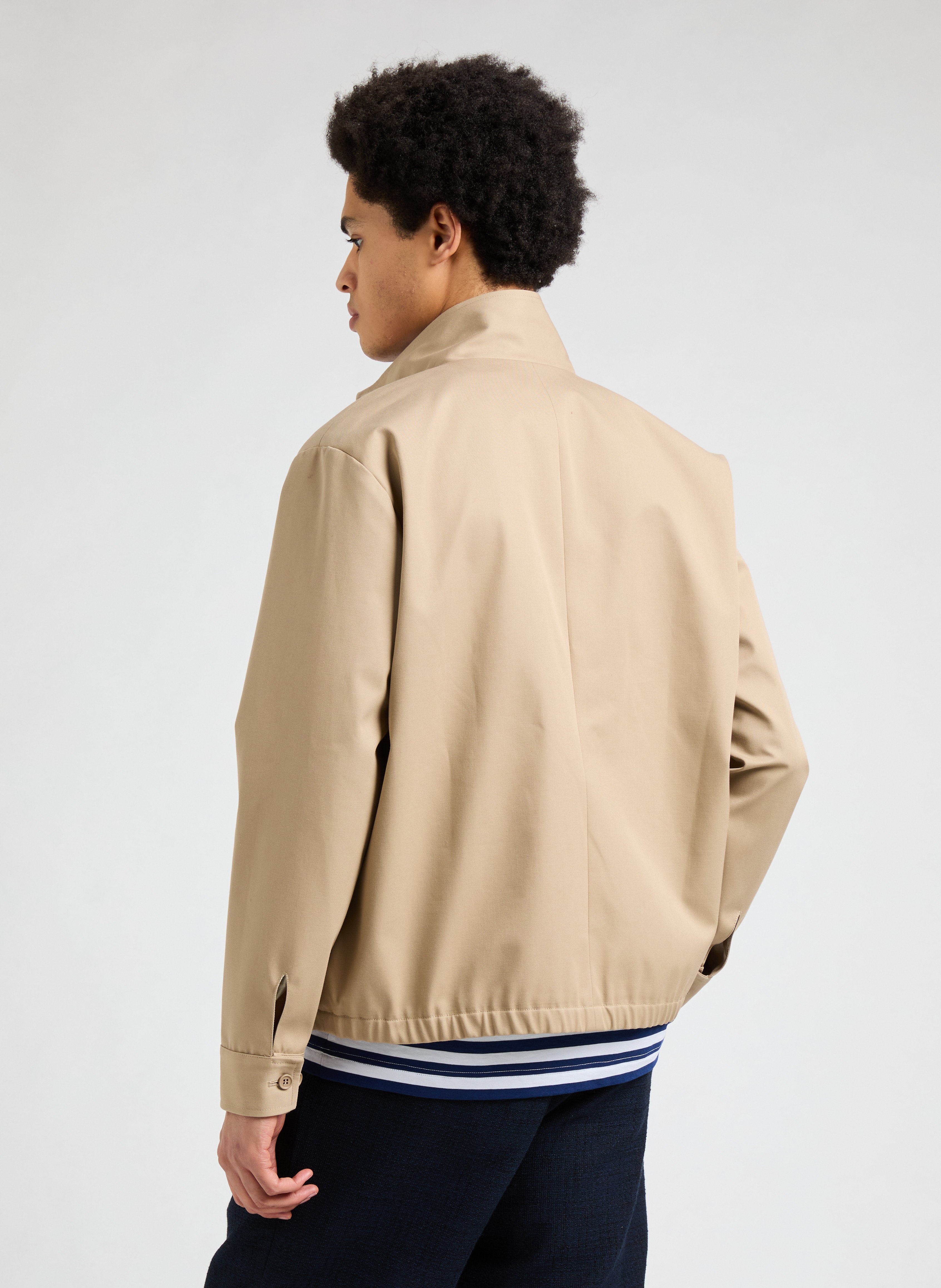 Veste légère en coton mélangé  SAISON 1865 Beige