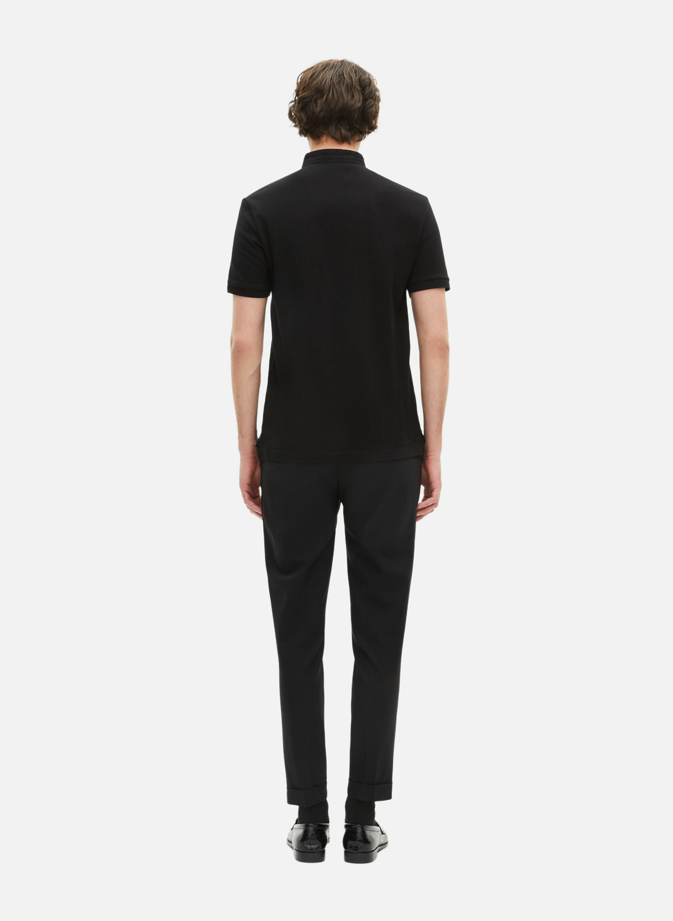 Polo en coton piqué THE KOOPLES Noir