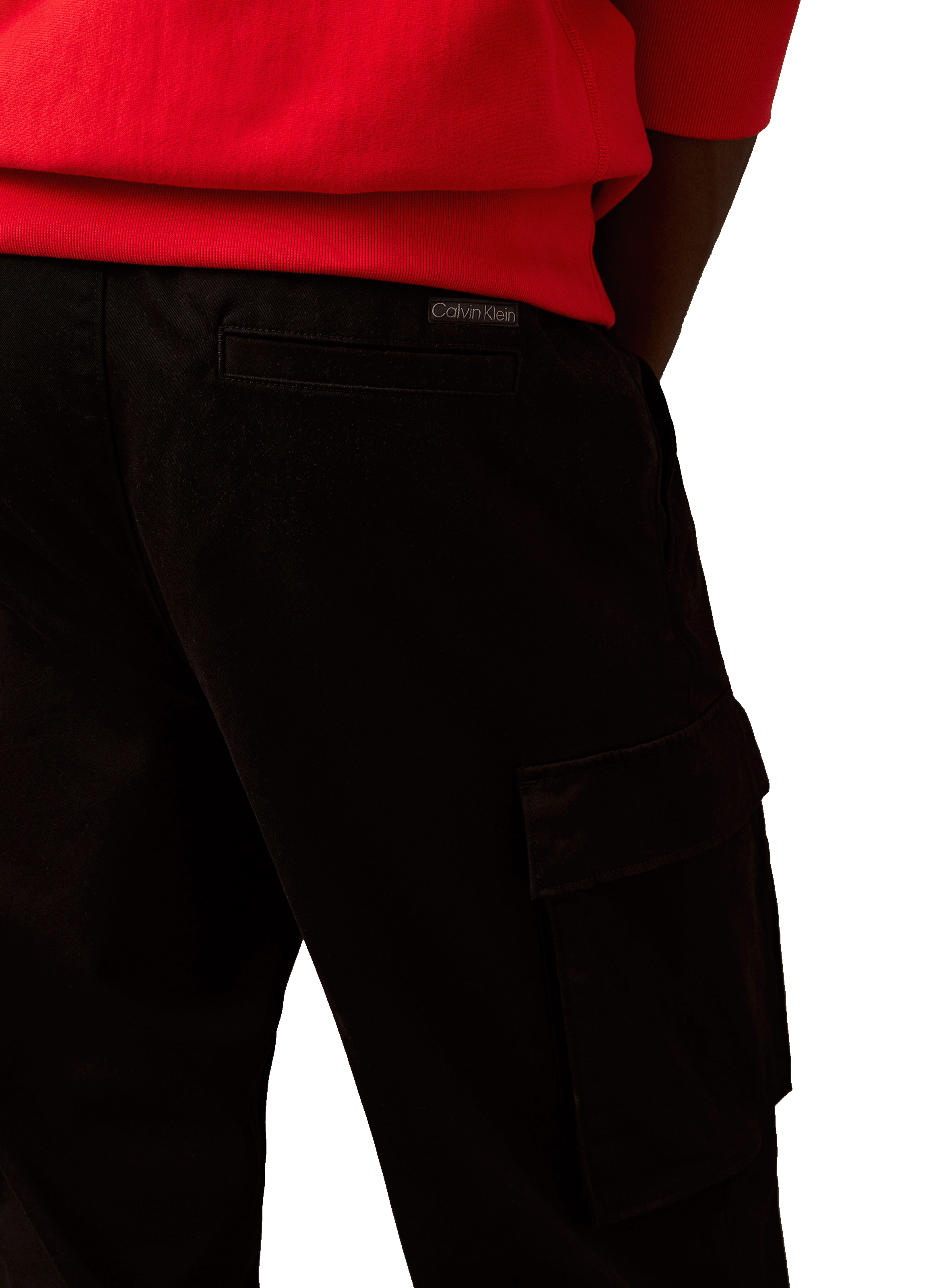 Cotton Cargo Pants CALVIN KLEIN Black