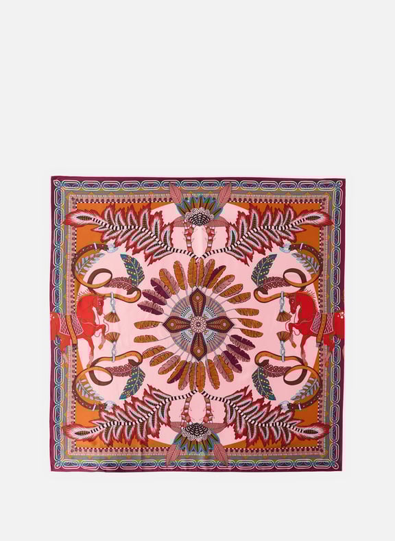 Printed scarf Pink by WILD WILD Printed scarf Pink