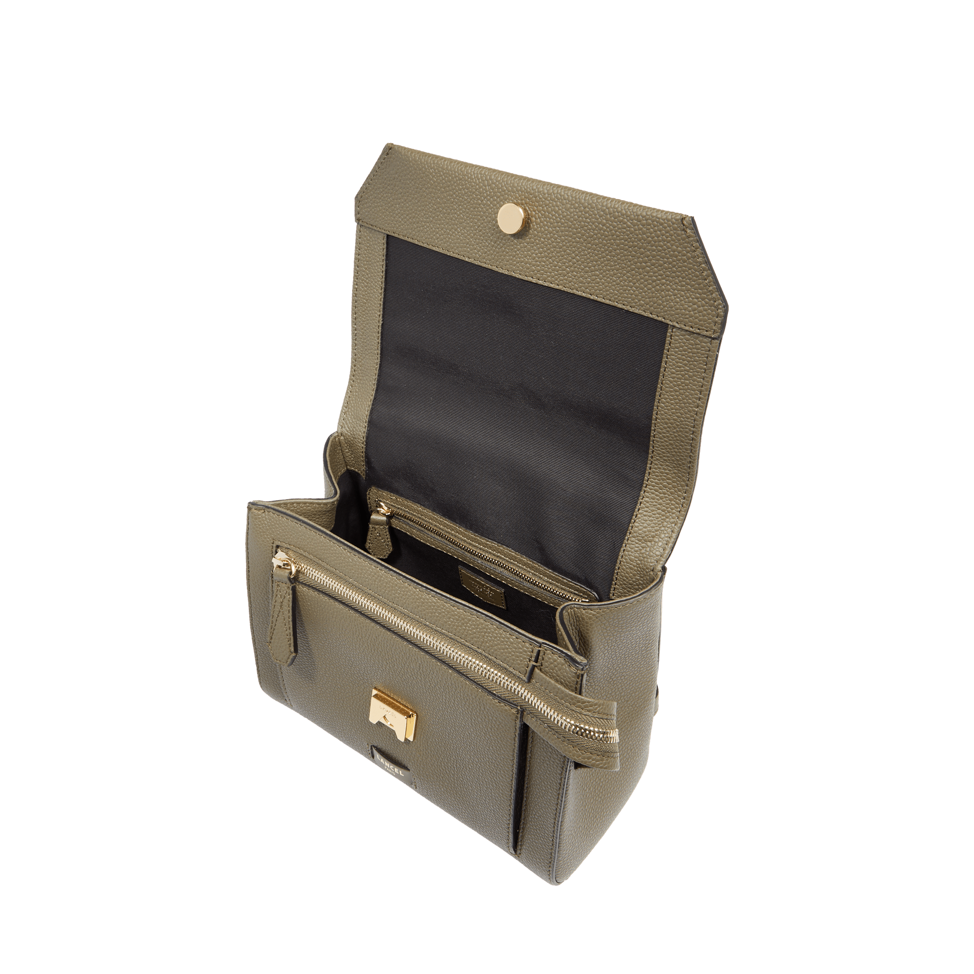 Sac rabat m ninon de lancel en cuir LANCEL Vert