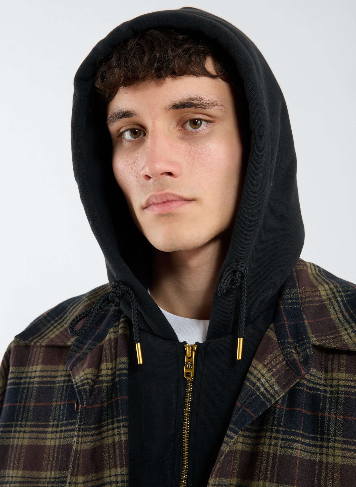 Oversized checkered cotton overshirt WILLY CHAVARRIA Multicolour