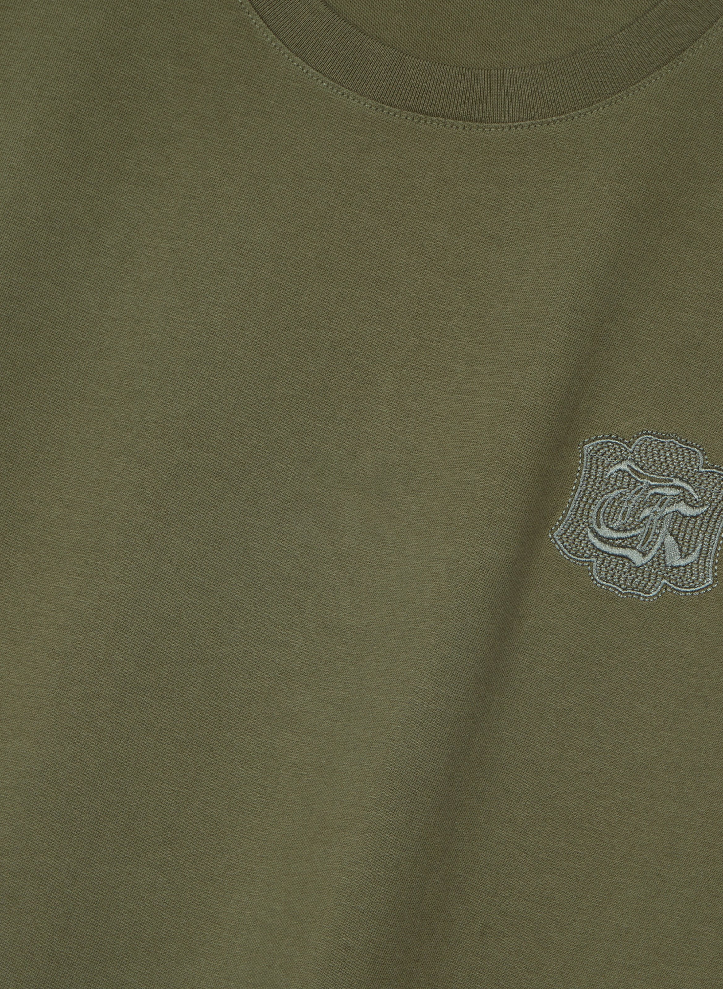 T-shirt avec blason the kooples THE KOOPLES Vert