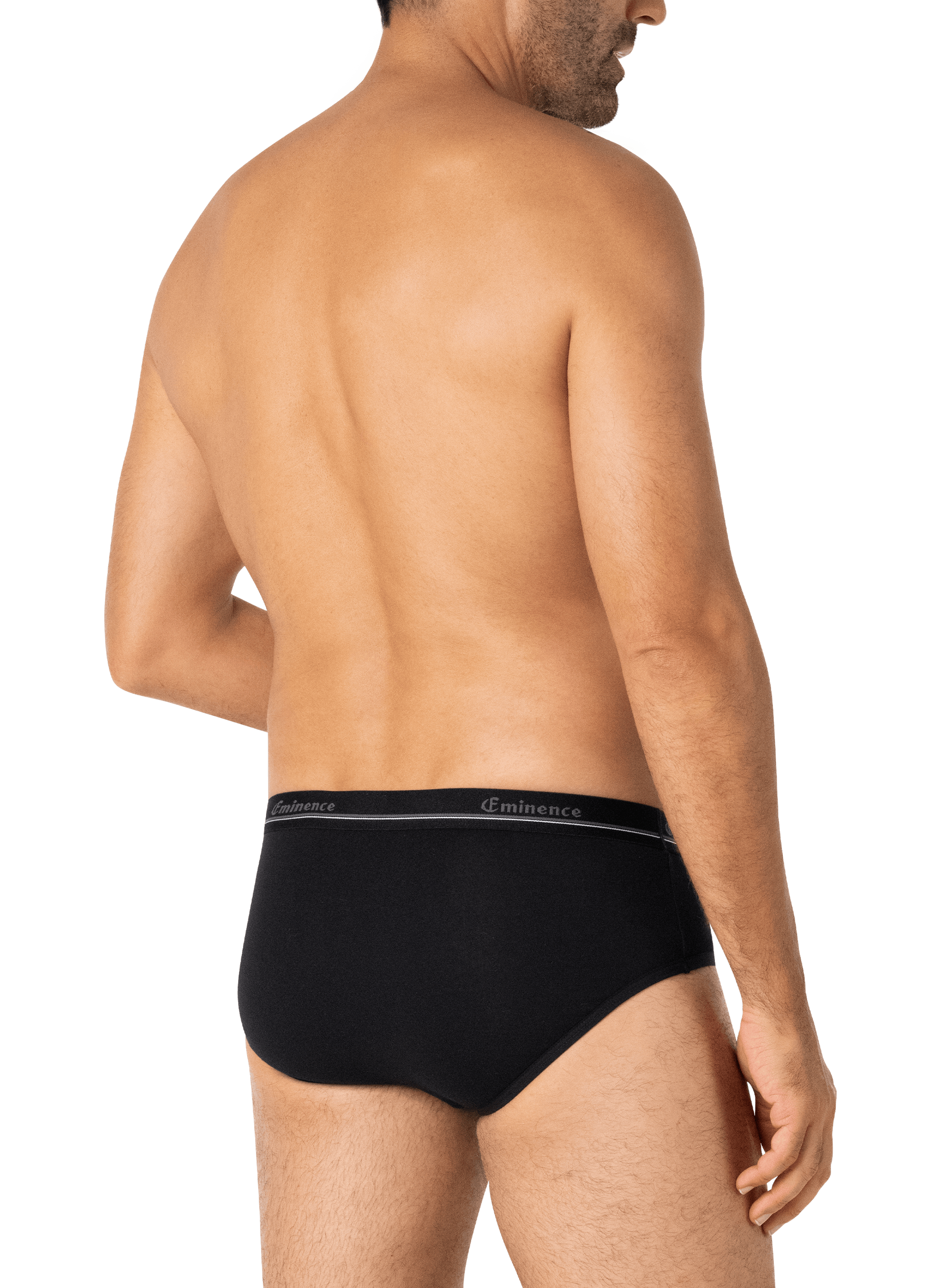 Slip uni en coton mélangé EMINENCE Noir