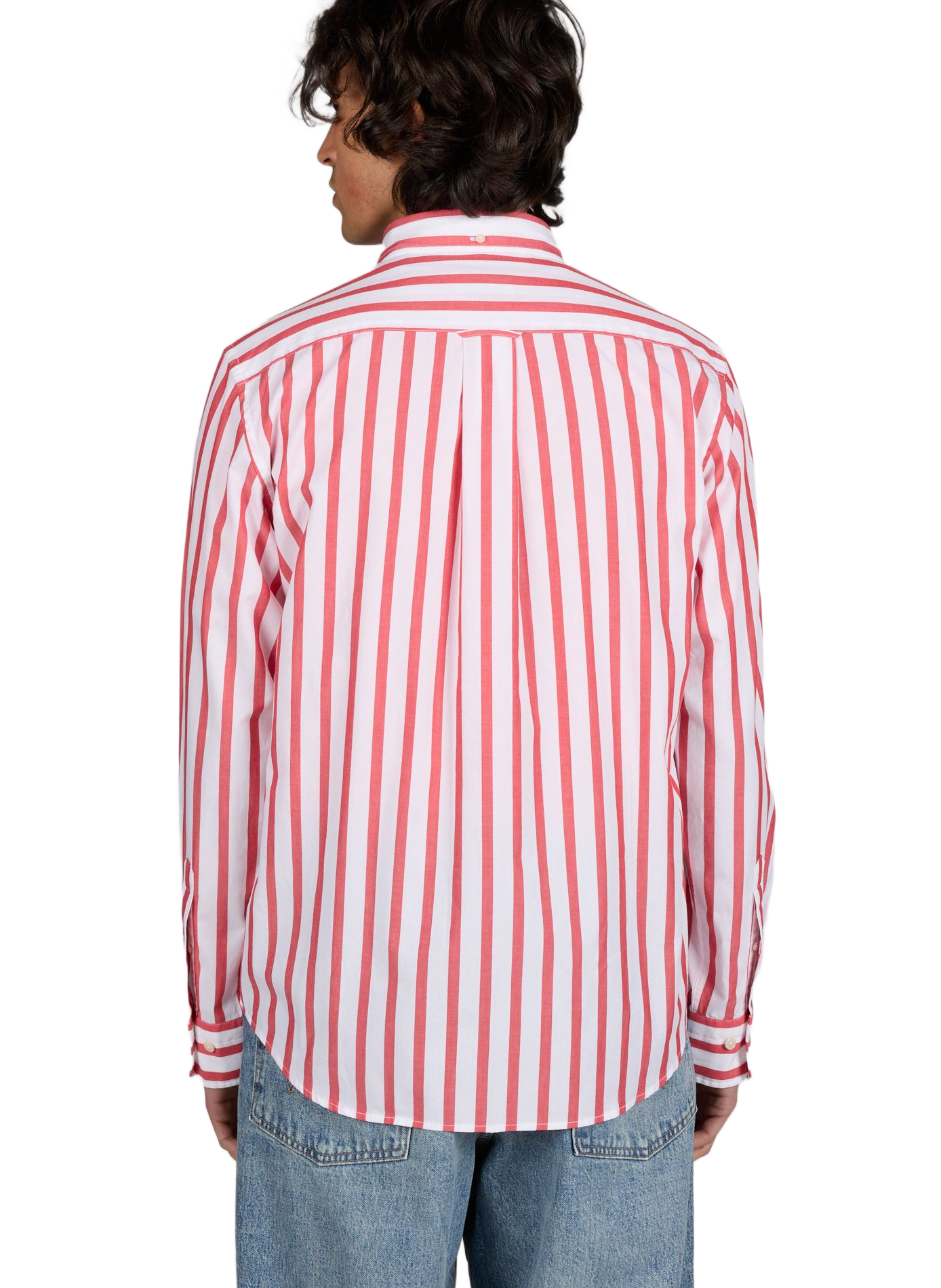 Chemise droite en coton GANT Rose